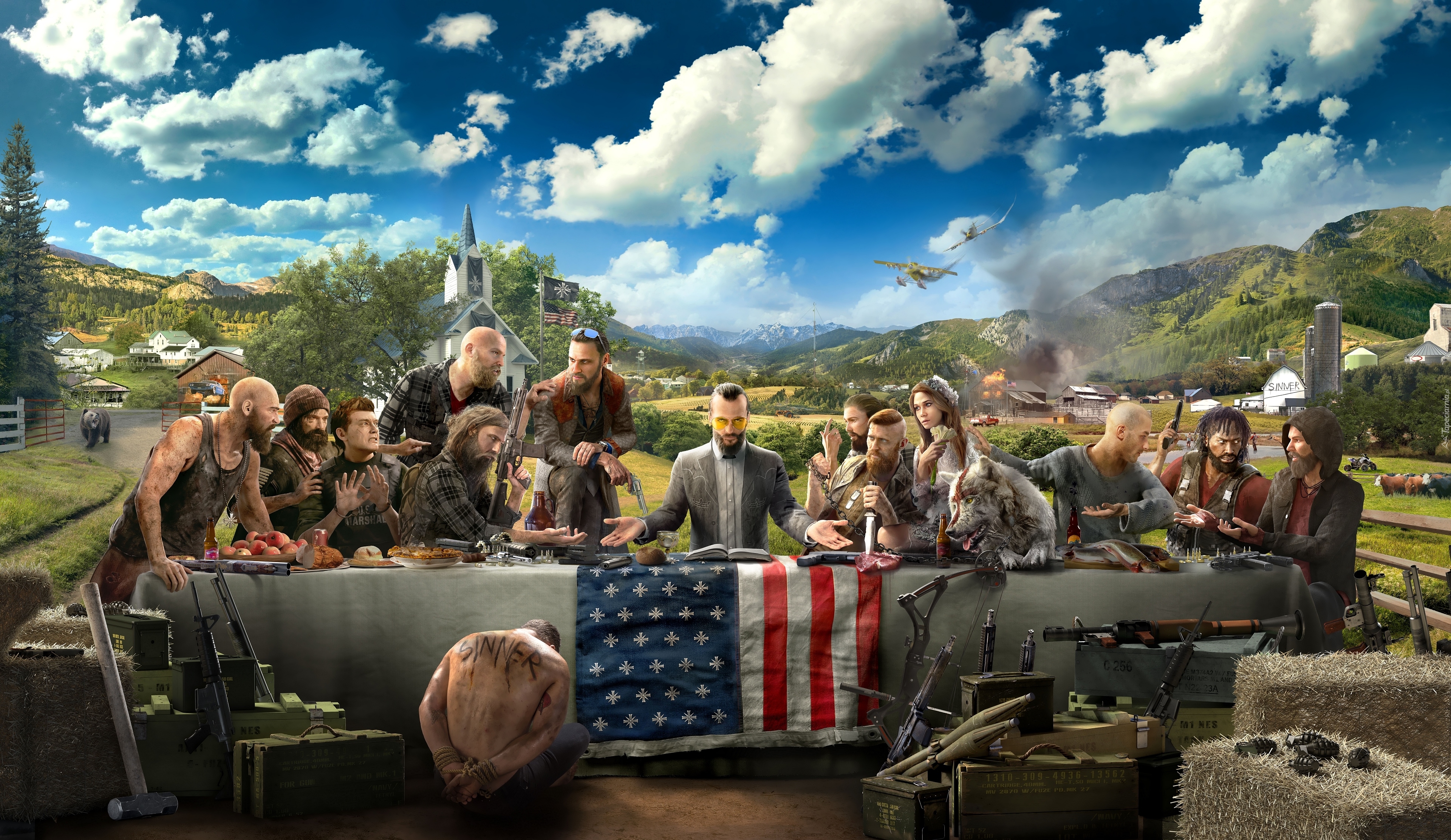 Far Cry 5, Flaga, Bohaterowie, Więzień, Osąd