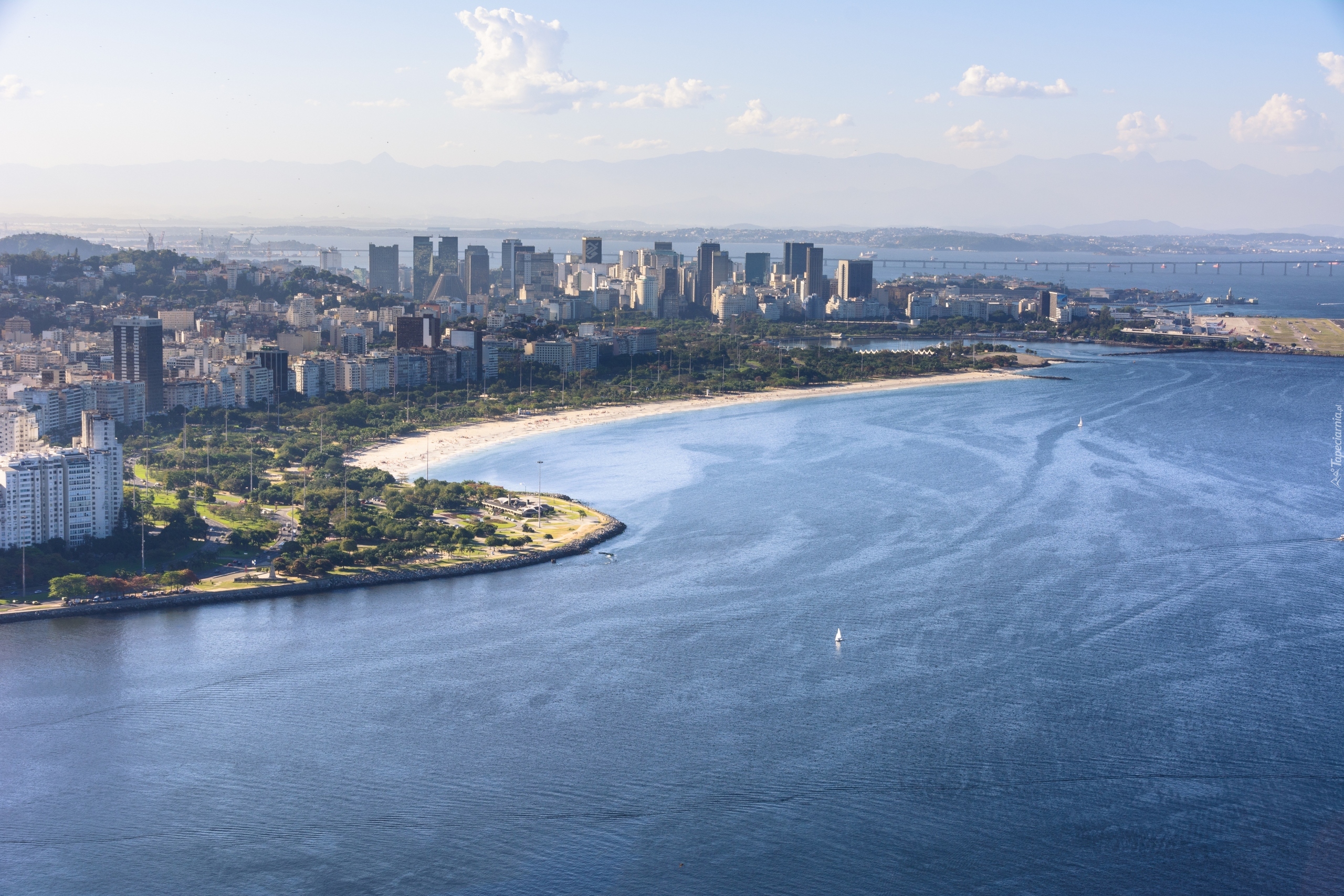 Rio de Janerio, Zatoka Guanabara, Morze, Brazylia