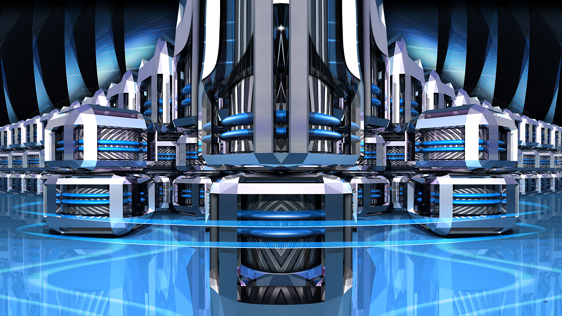 Grafika 3D, Budowla