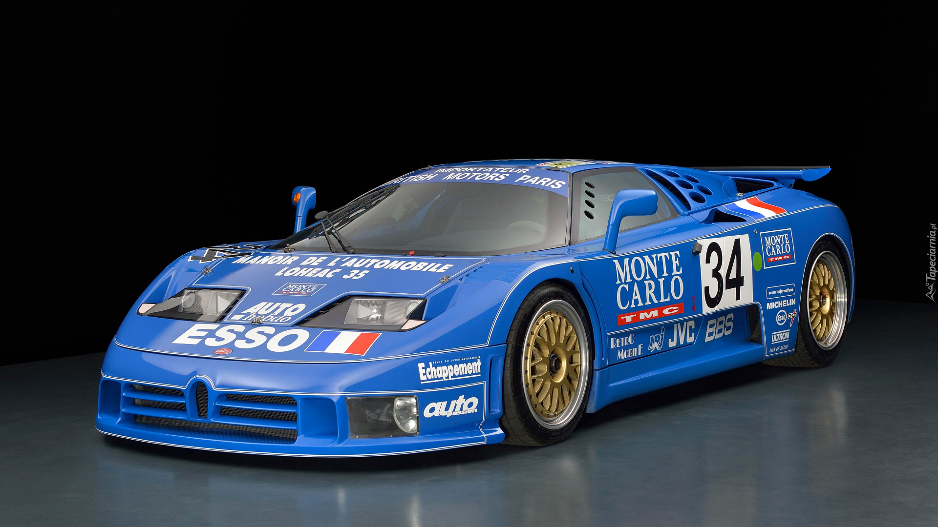 Niebieskie, Bugatti EB 110