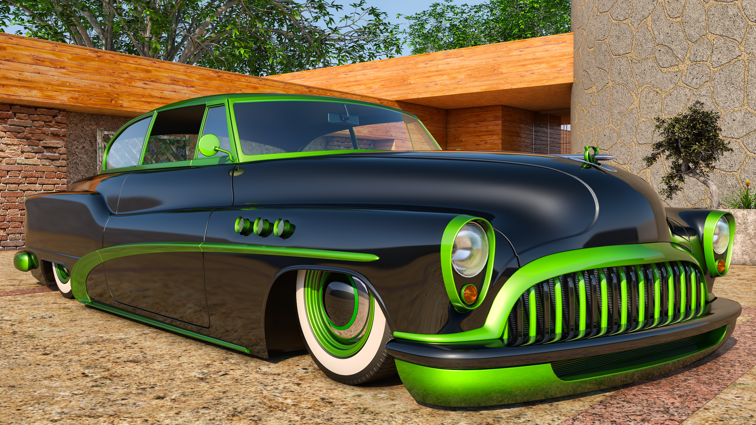 Zabytkowy, Buick Super Riviera Coupe, 1953