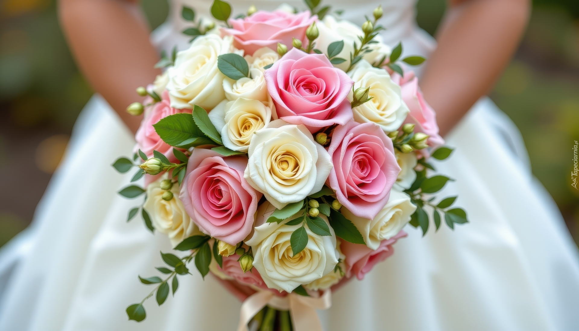 Bukiet kwiatów, Róże, AI