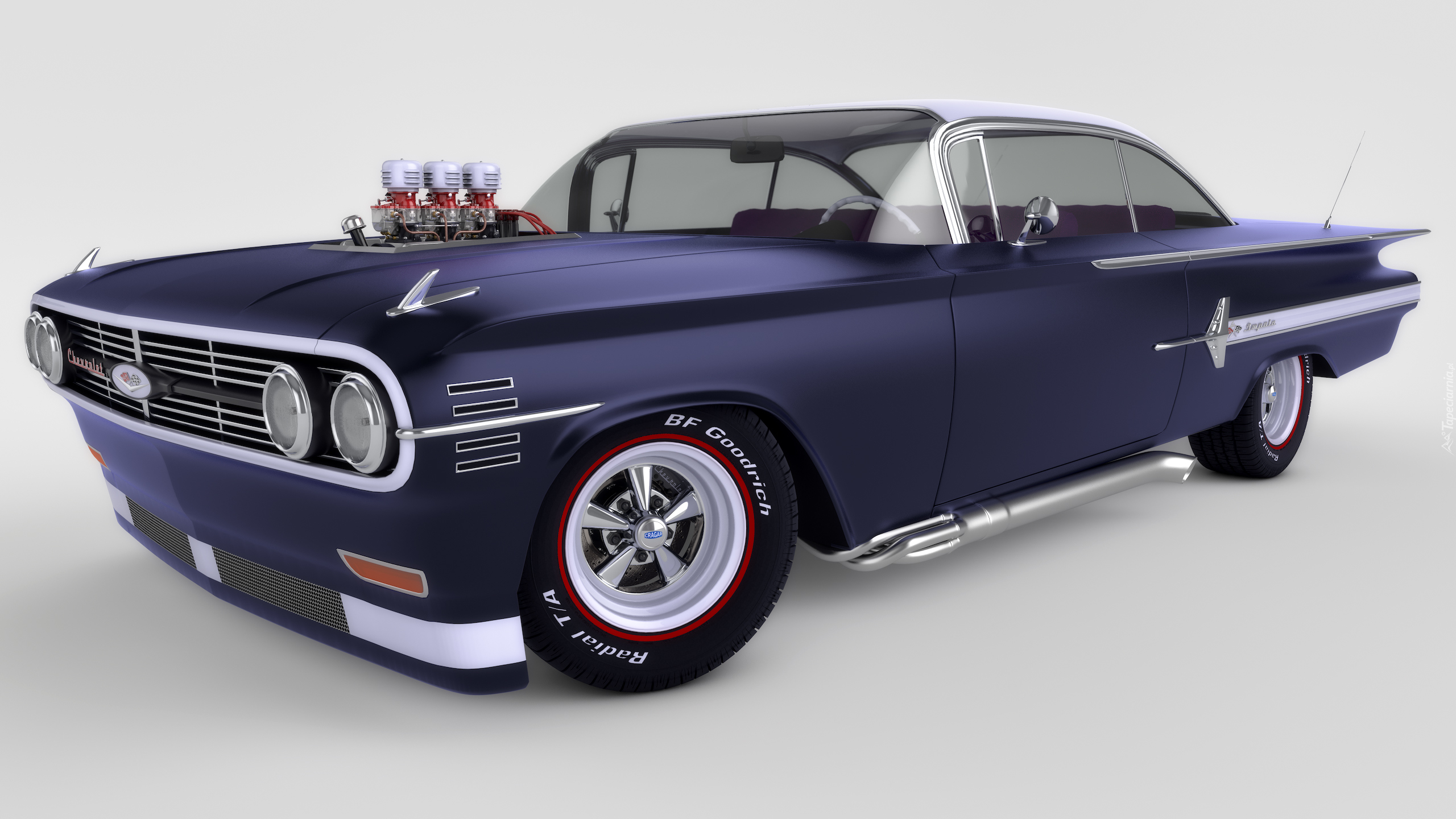 Zabytkowy, Chevrolet Impala Custom, 1960