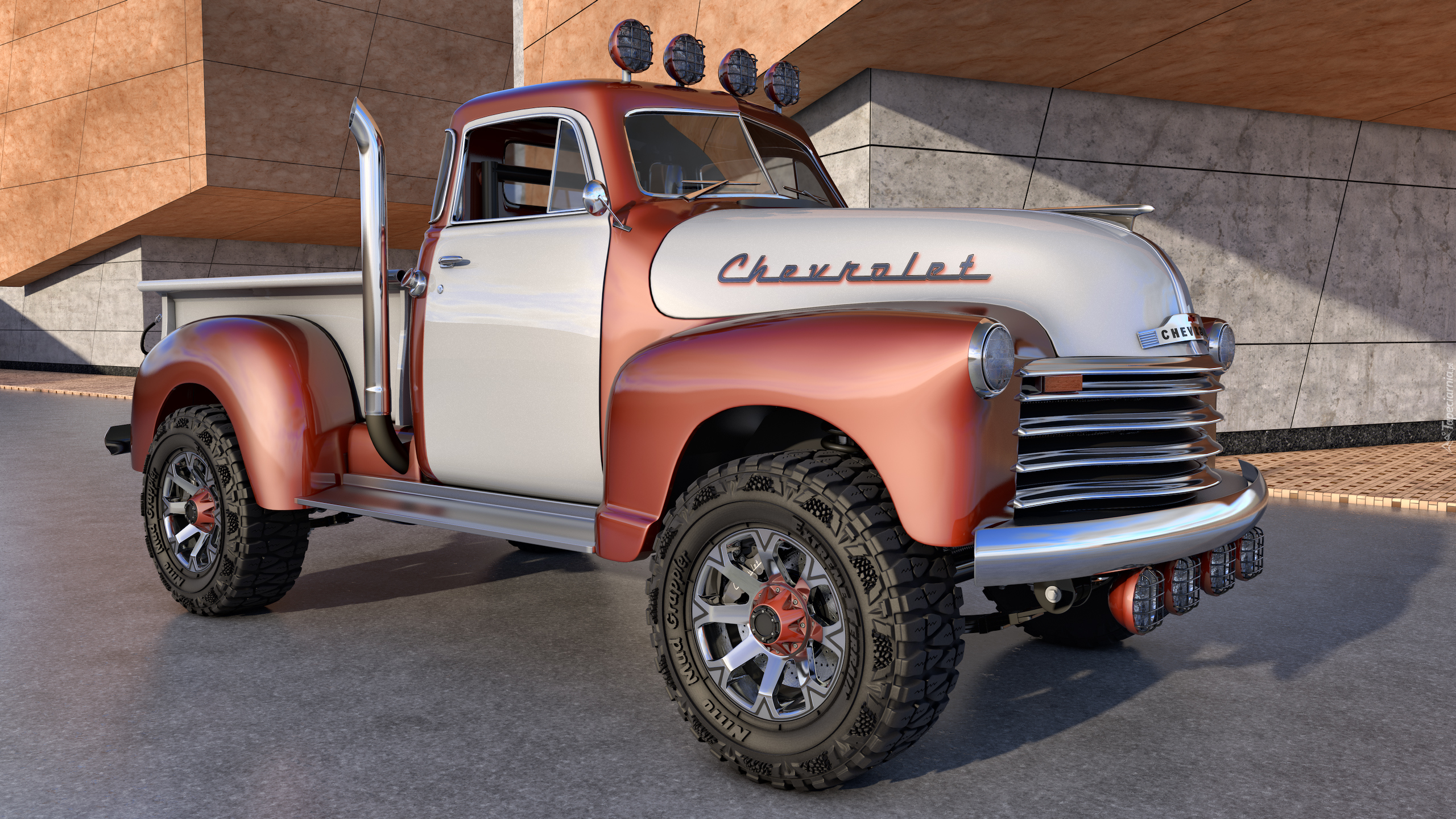 Zabytkowy, Chevrolet Pickup 4x4, 1951