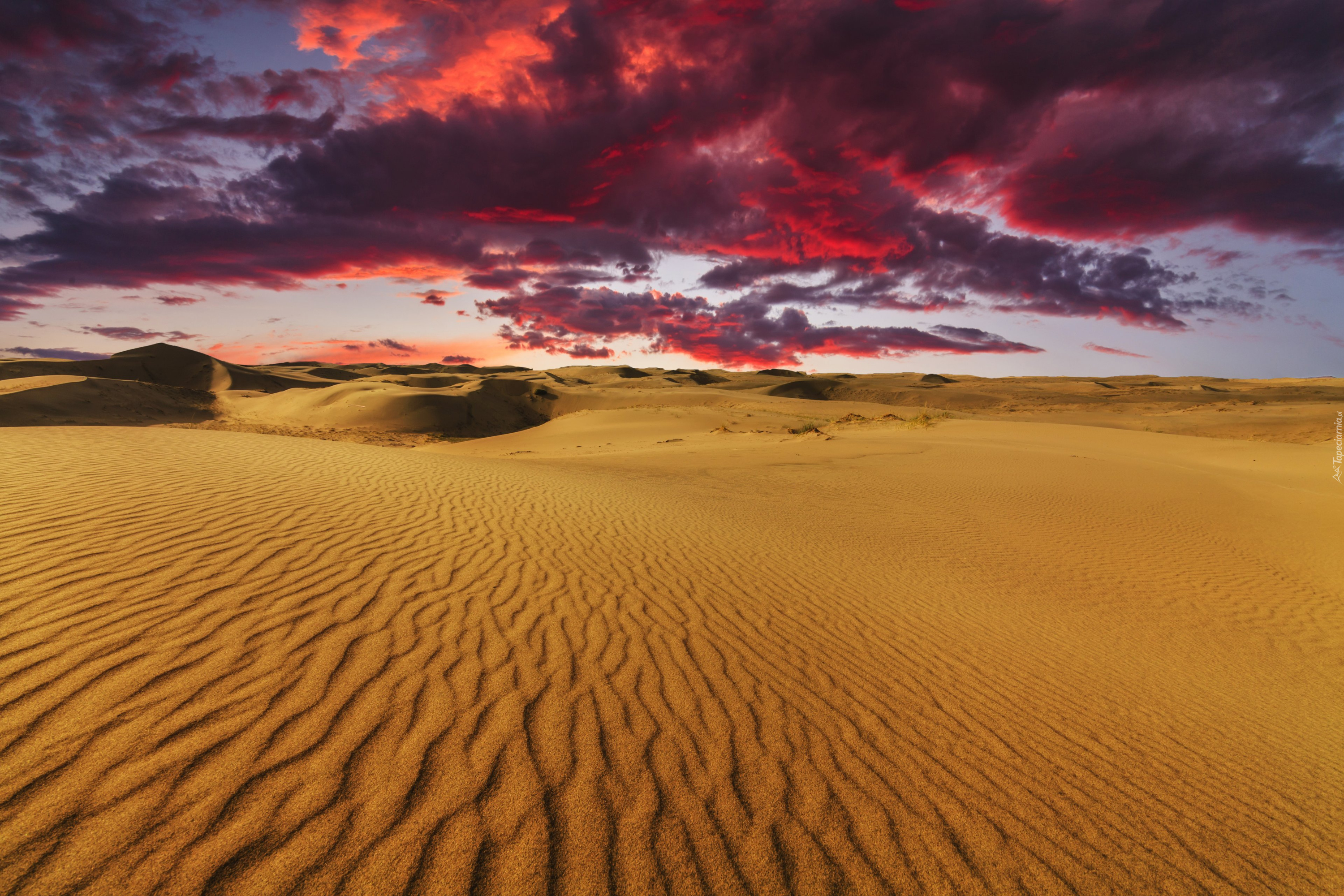 Mongolia, Pustynia Gobi, Chmury