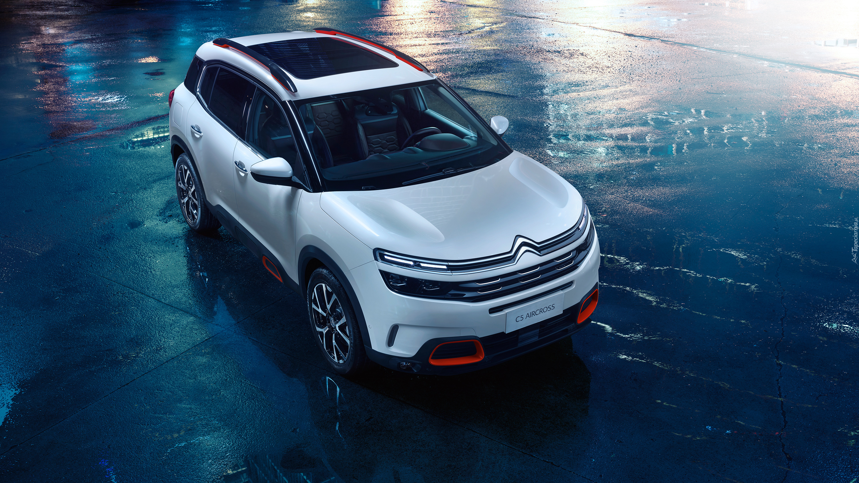 Biały, Citroen C5 Aircross, SUV