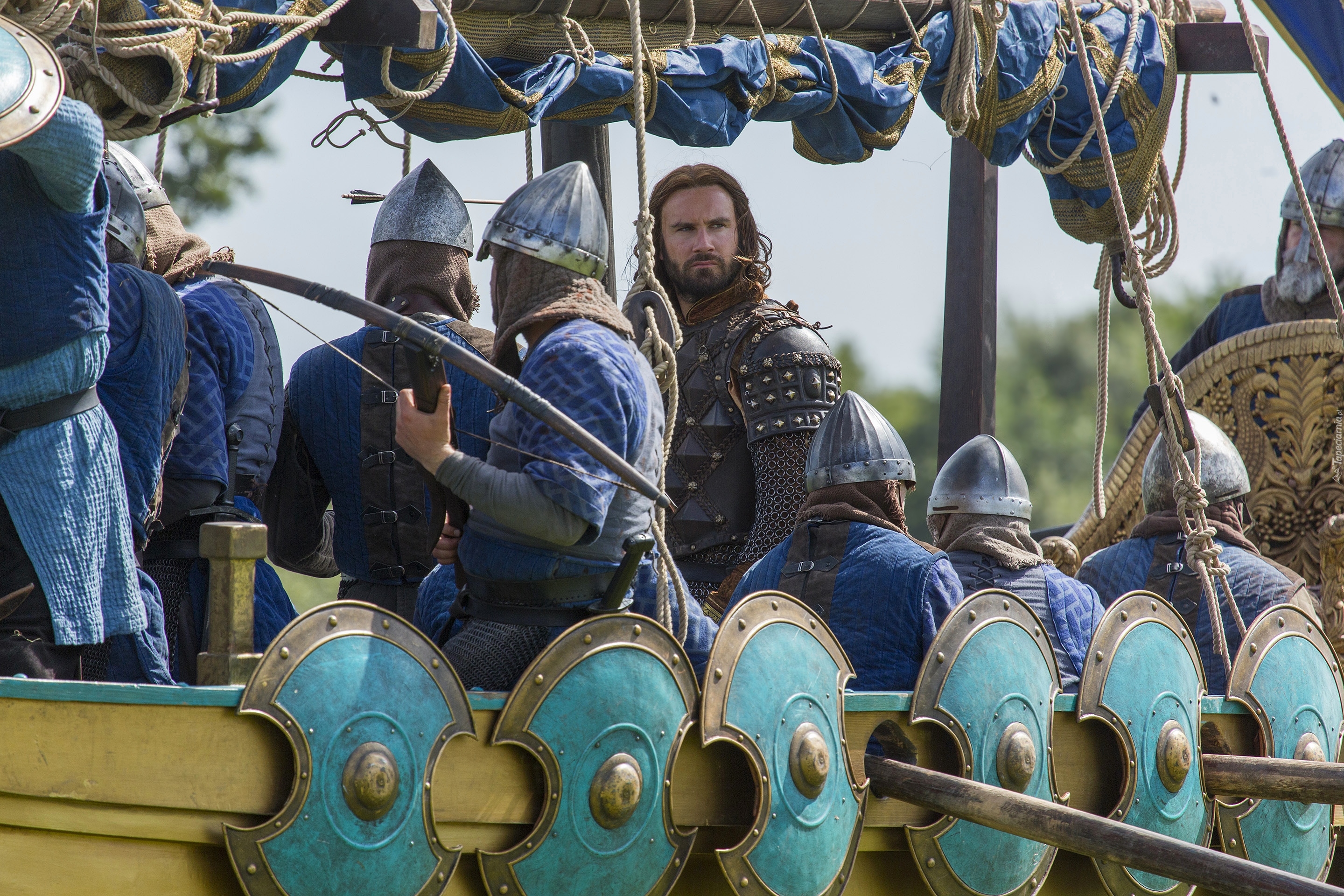 Serial, Vikings, Wikingowie, Clive Standen, Rollo Lothbrok, Żołnierze, Tarcze