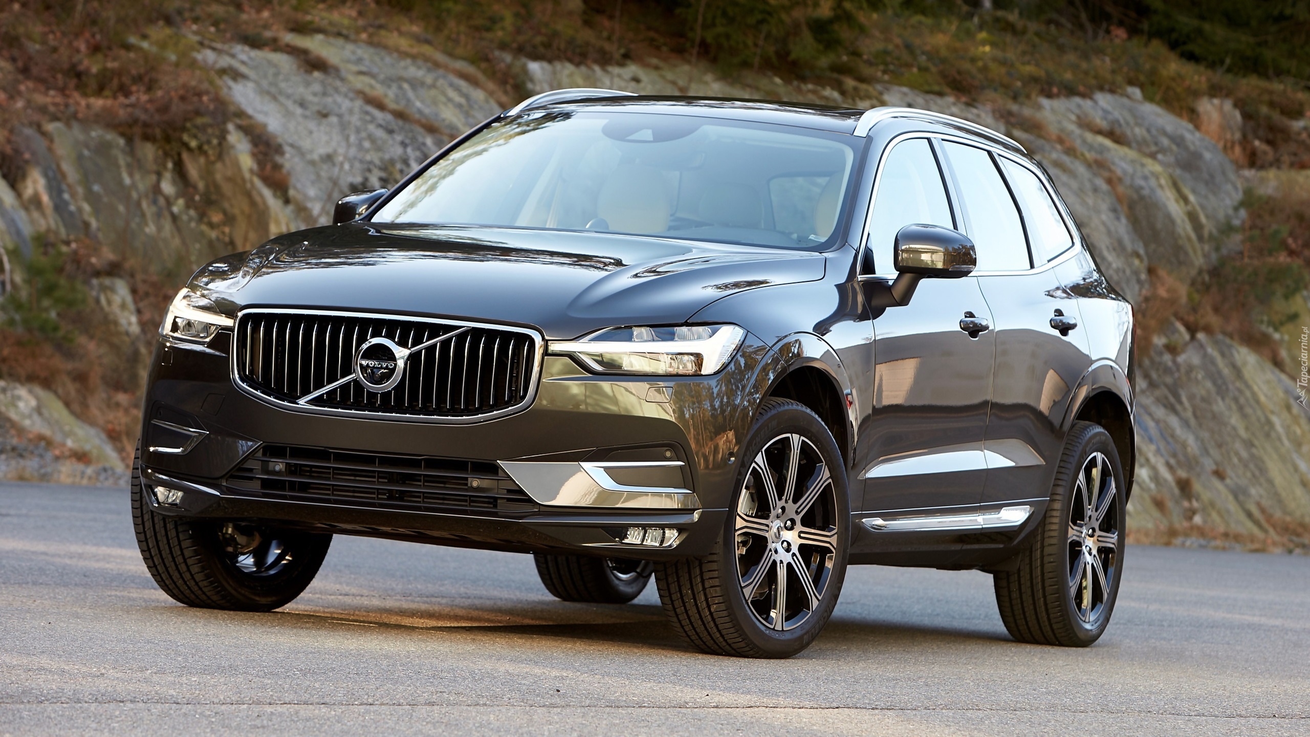 Czarne, Volvo XC60, SUV, 2017