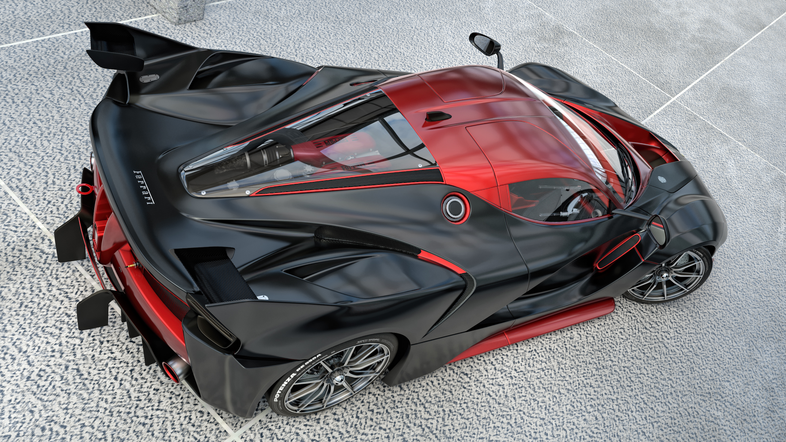 Czarno-czerwone, Ferrari FXX K