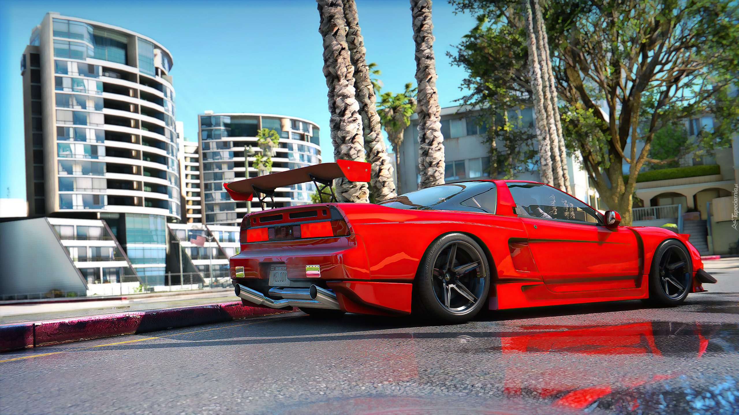 Czerwona, Honda NSX, Gta 5