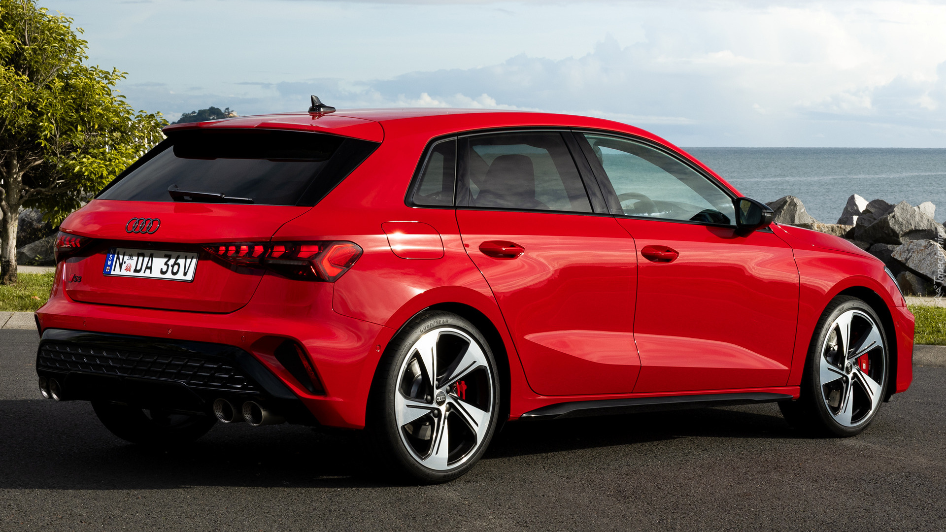 Audi S3, Sportback, Czerwone