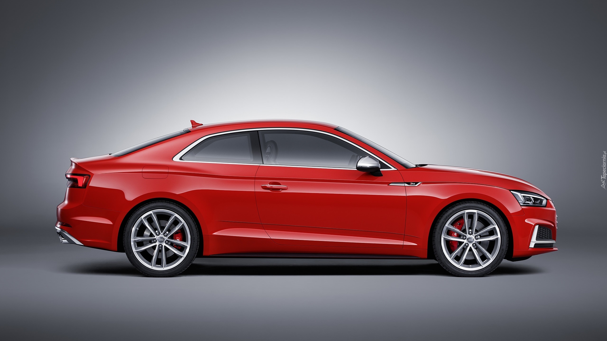 Czerwone, Audi S5, Sportback