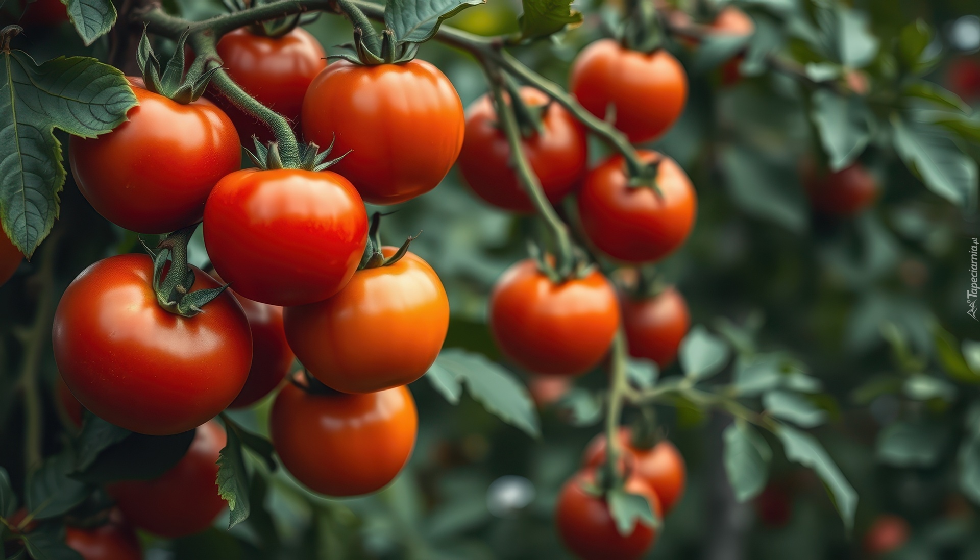 Pomidory, Gałązki, Grafika AI