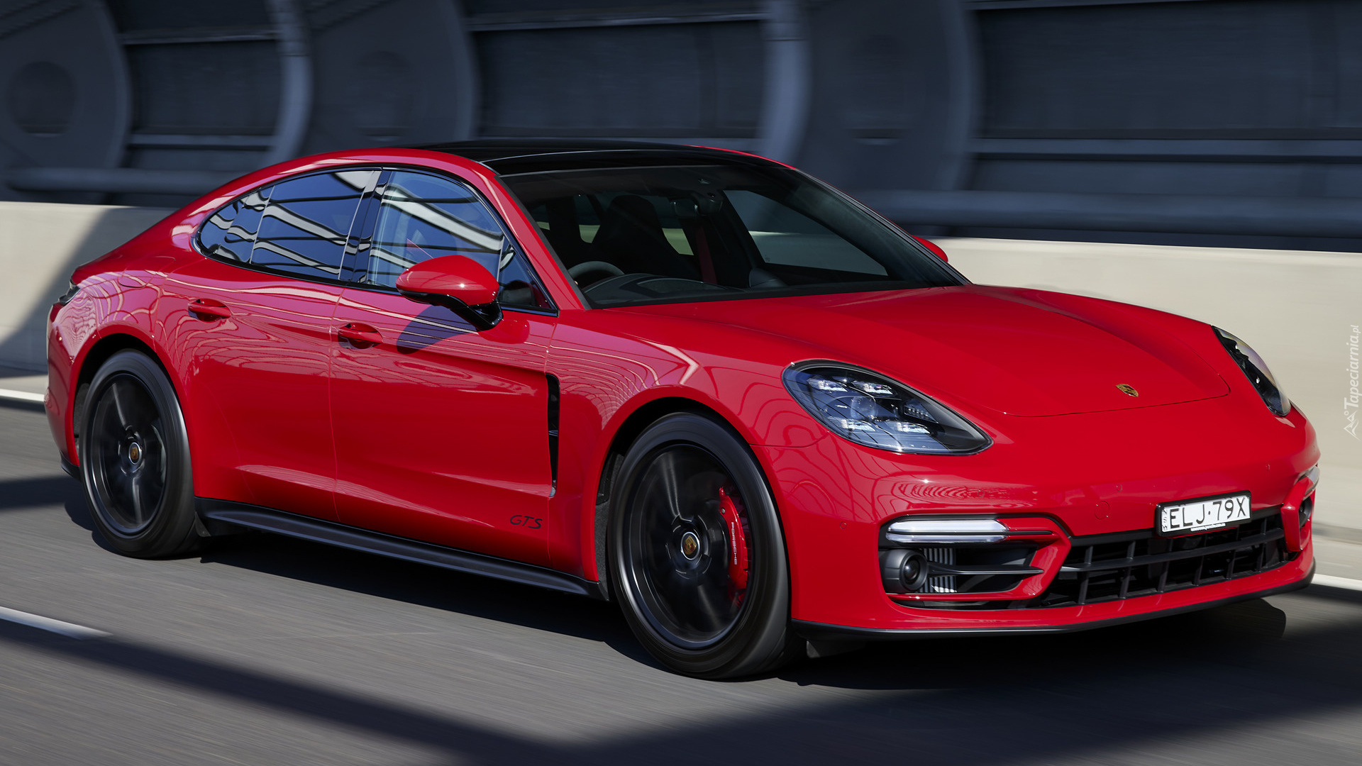 Porsche Panamera GTS, Czerwone, 2021