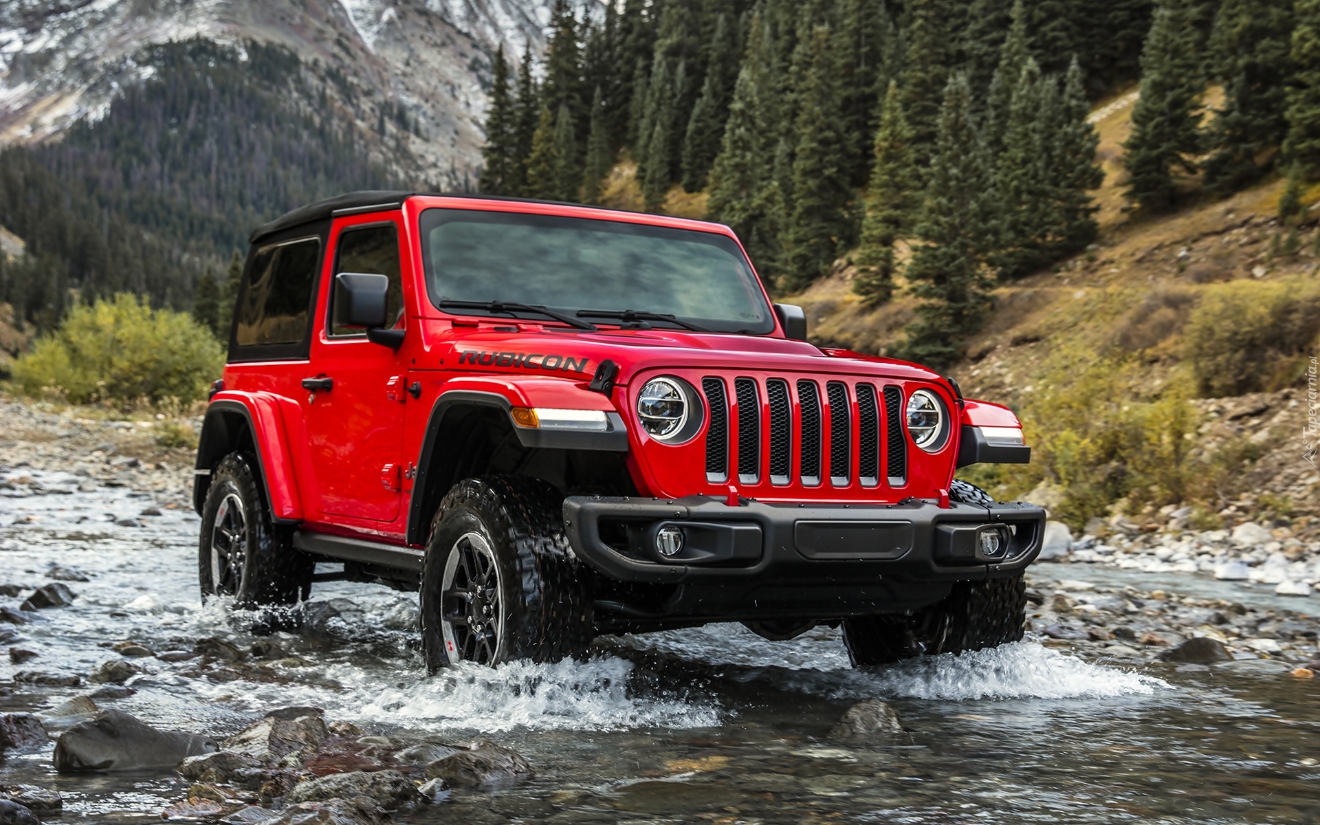 Jeep Wrangler Rubicon, Rzeka