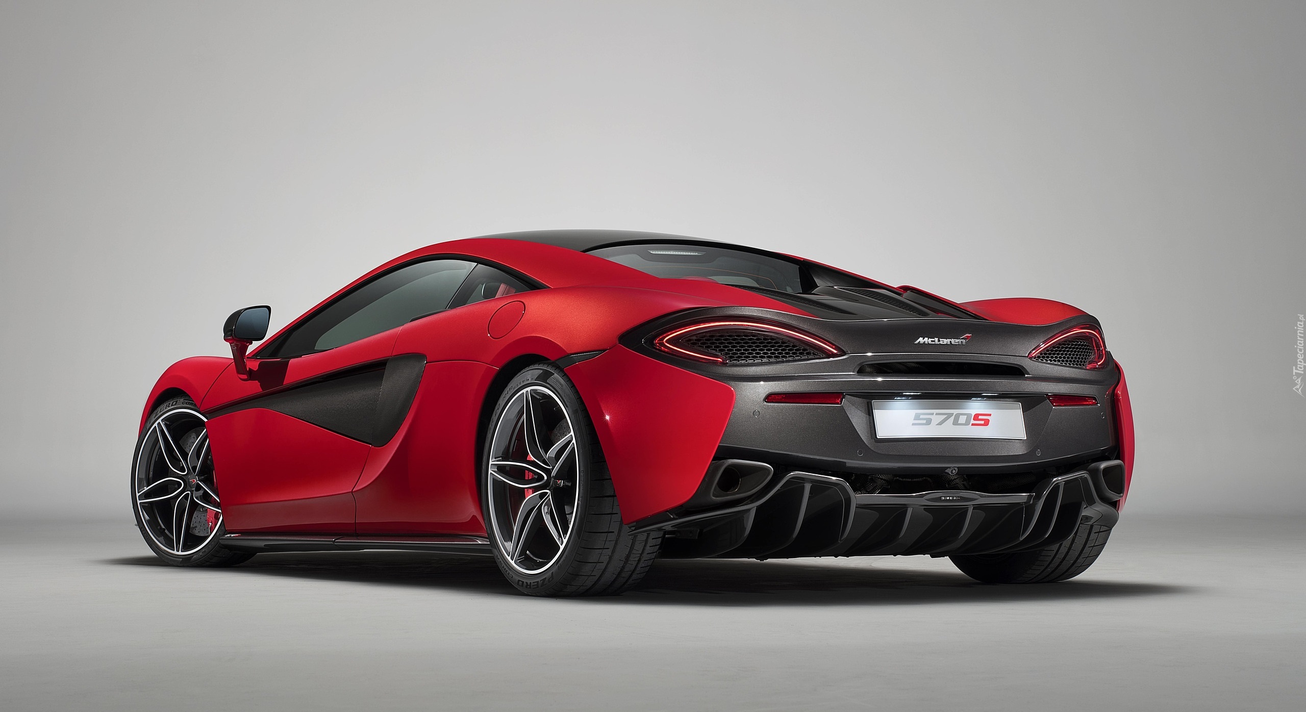 Czerwony, McLaren 570 S, 2016