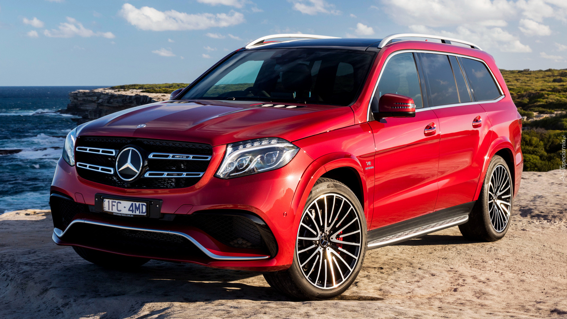 Mercedes-AMG GLS 63, Czerwony