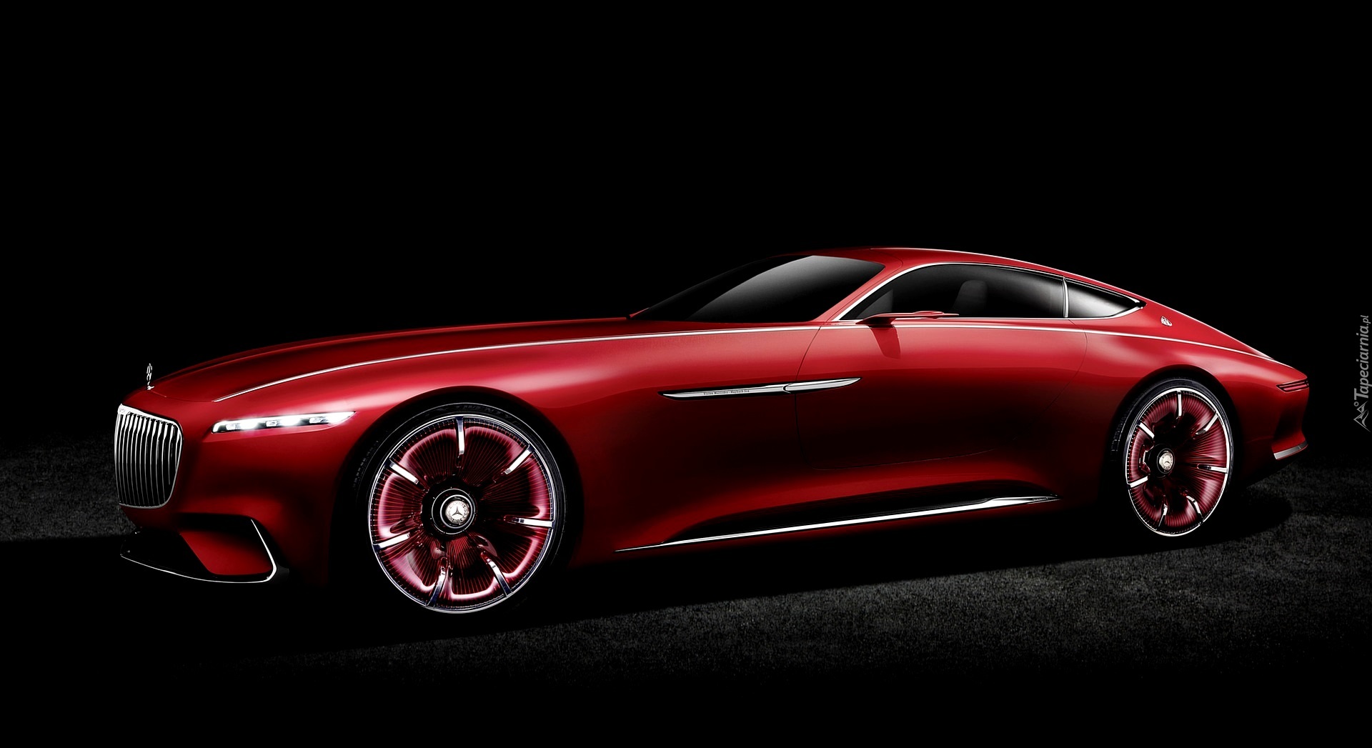 Czerwony, Mercedes Maybach 6