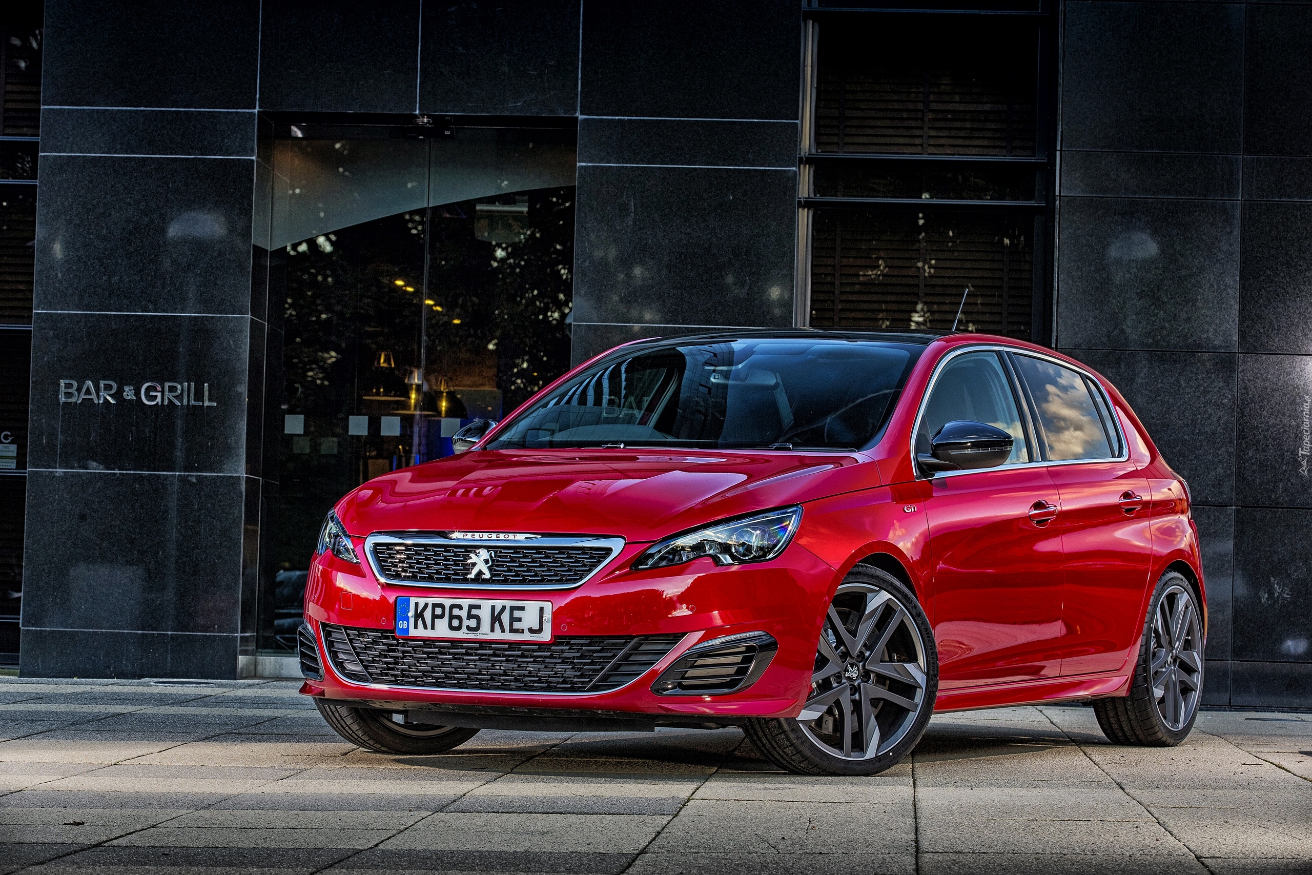 Czerwony, Peugeot 308 GTi, 2016