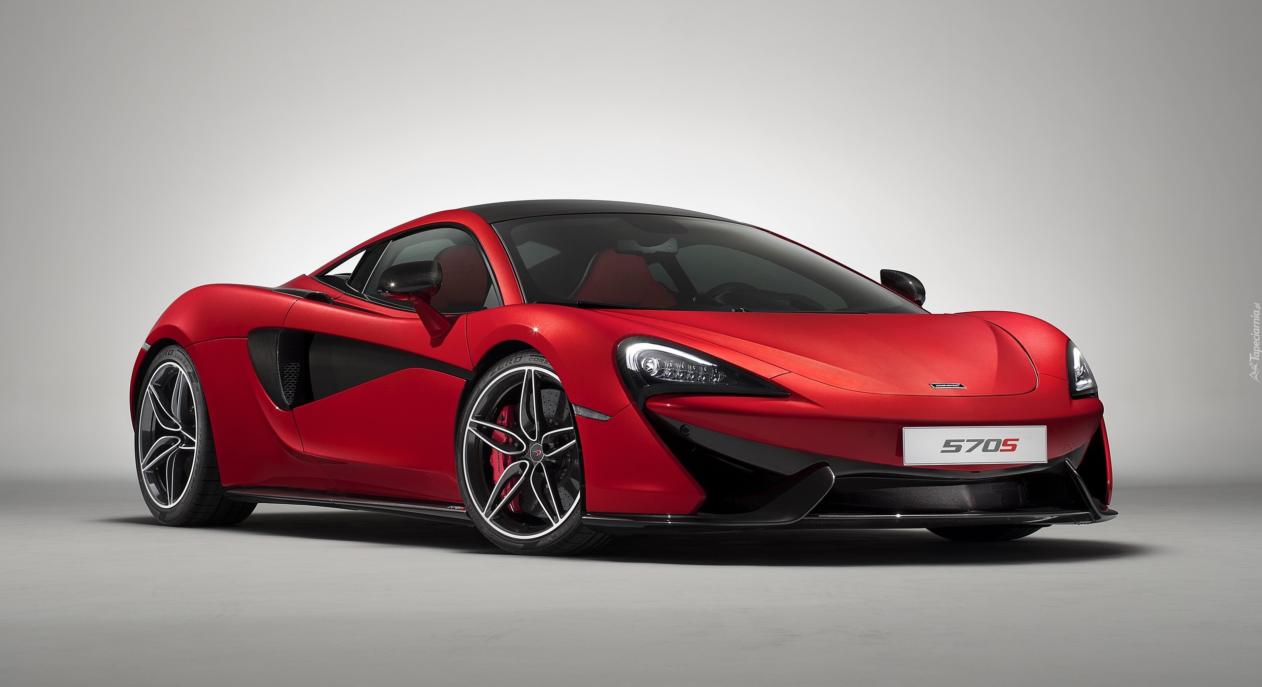 Czerwony, McLaren 570 S, 2016