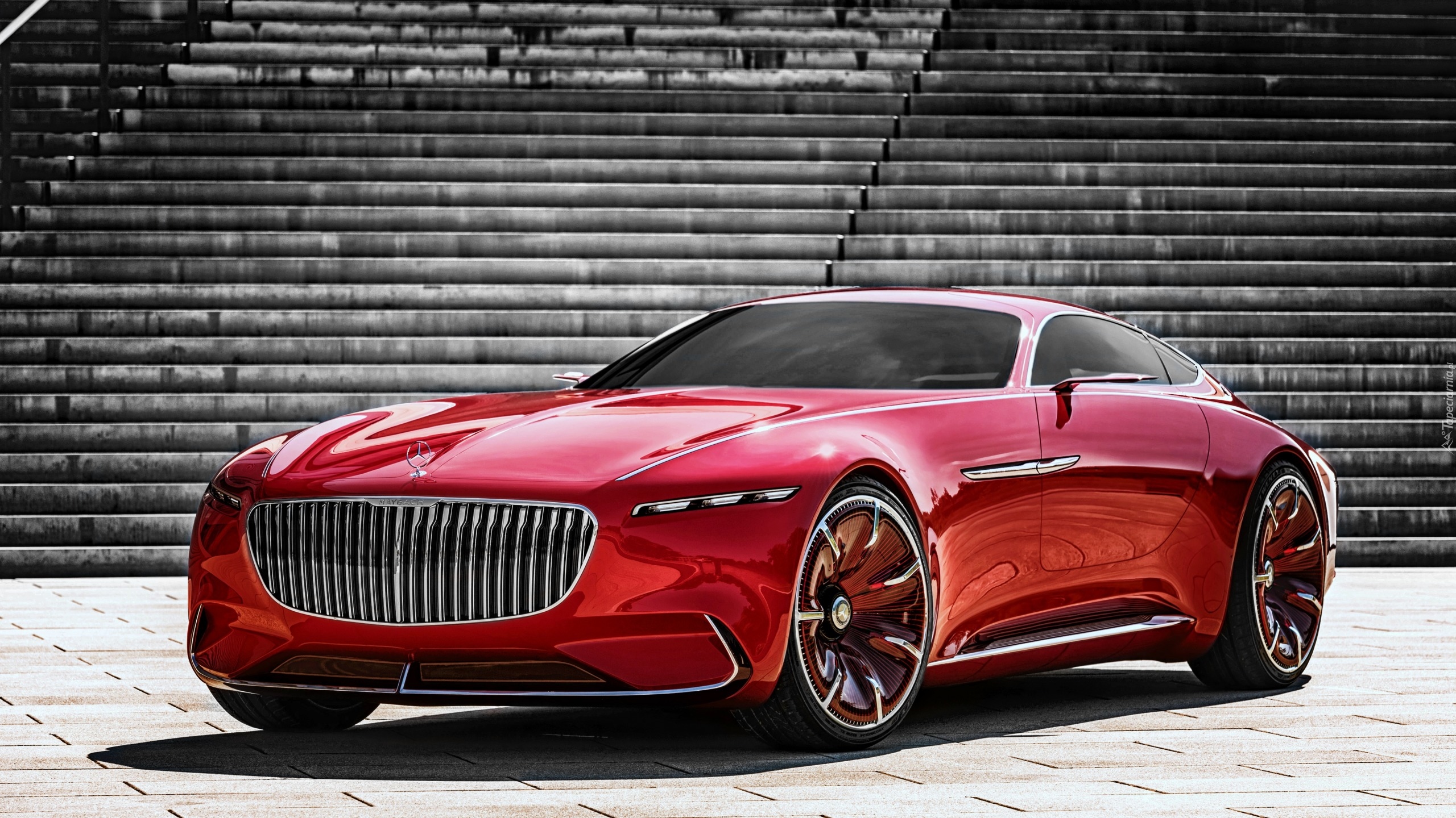 Czerwony, Vision Mercedes-Maybach 6, 2016