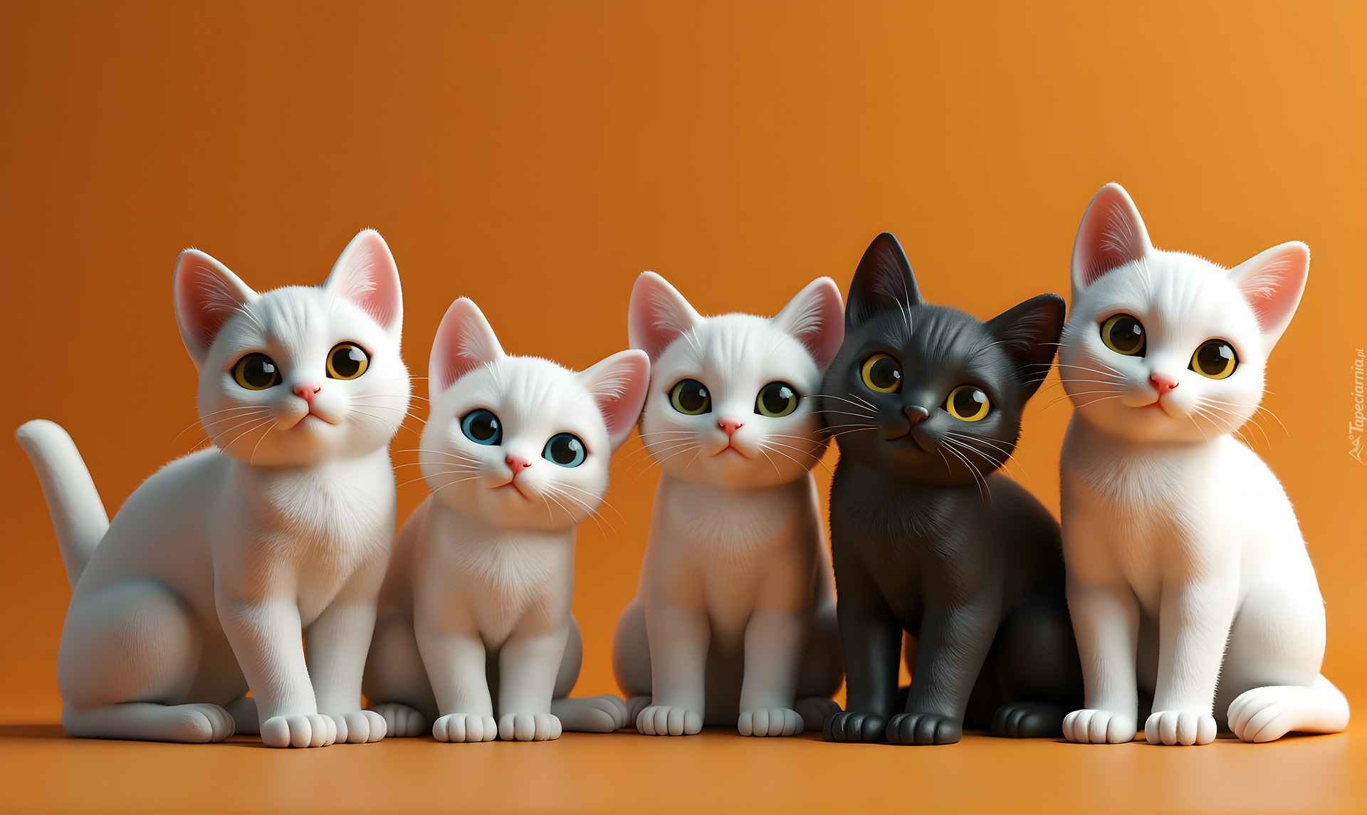 Koty, Tło, Pomarańczowe