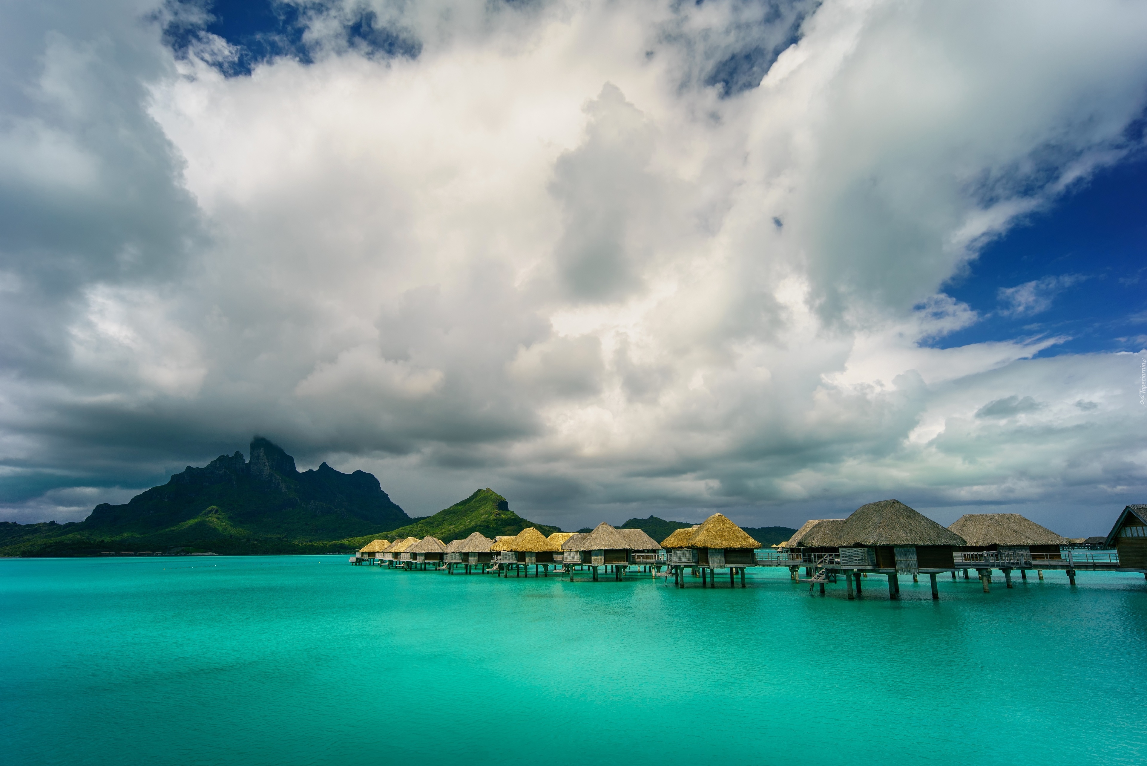 Blue Variation, Bora Bora, French Polynesia бесплатно