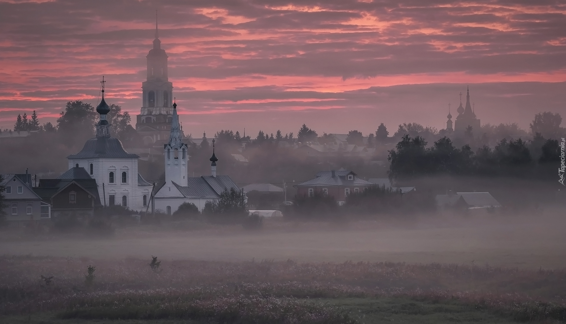 Cerkwie, Mgła, Domy, Suzdal, Obwód włodzimierski, Rosja