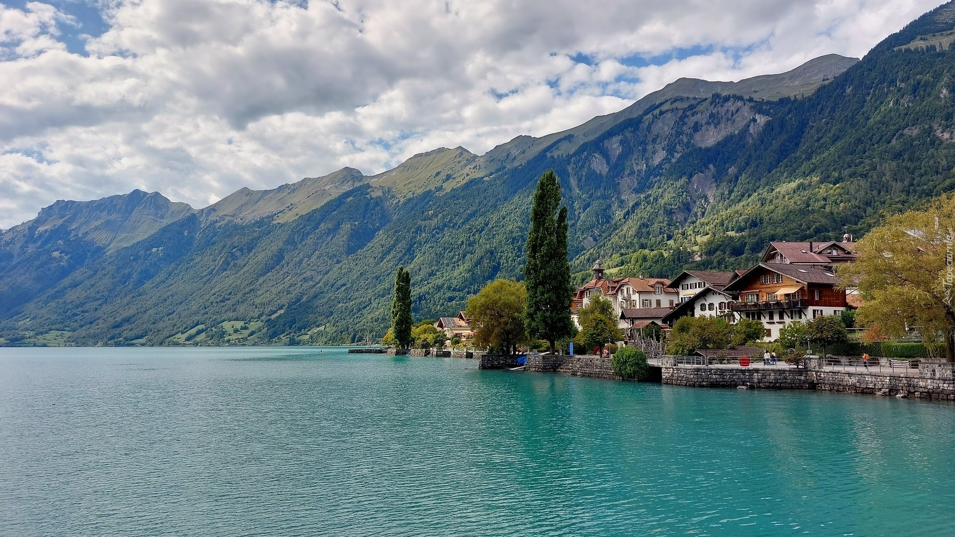 Góry, Jezioro, Lake Brienz, Brenz, Szwajcaria