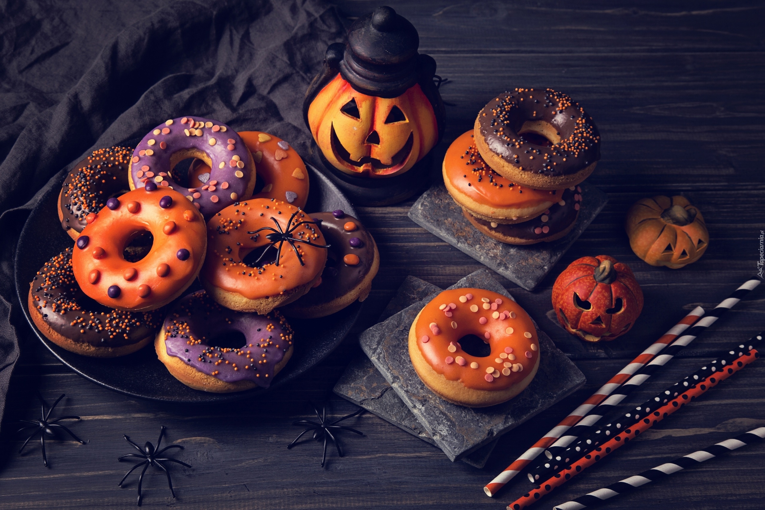 Pączki, Donuty, Halloween