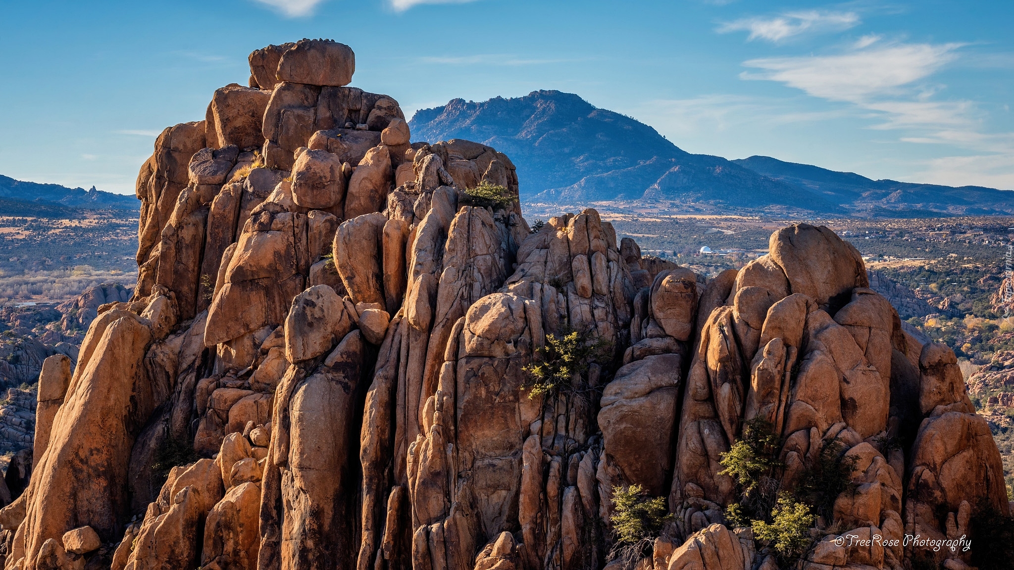 Góry, Skały, Granite Dells, Prescott, Arizona, Stany Zjednoczone