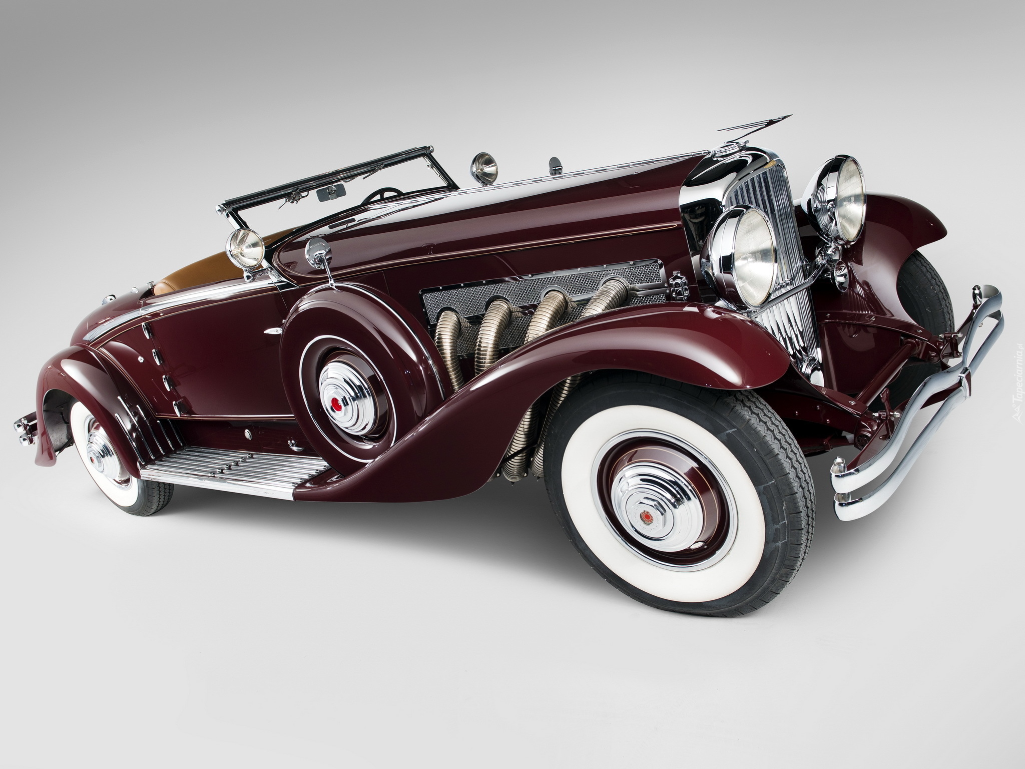 Zabytkowy, Duesenberg Model SJ Convertible Coupe, 1935