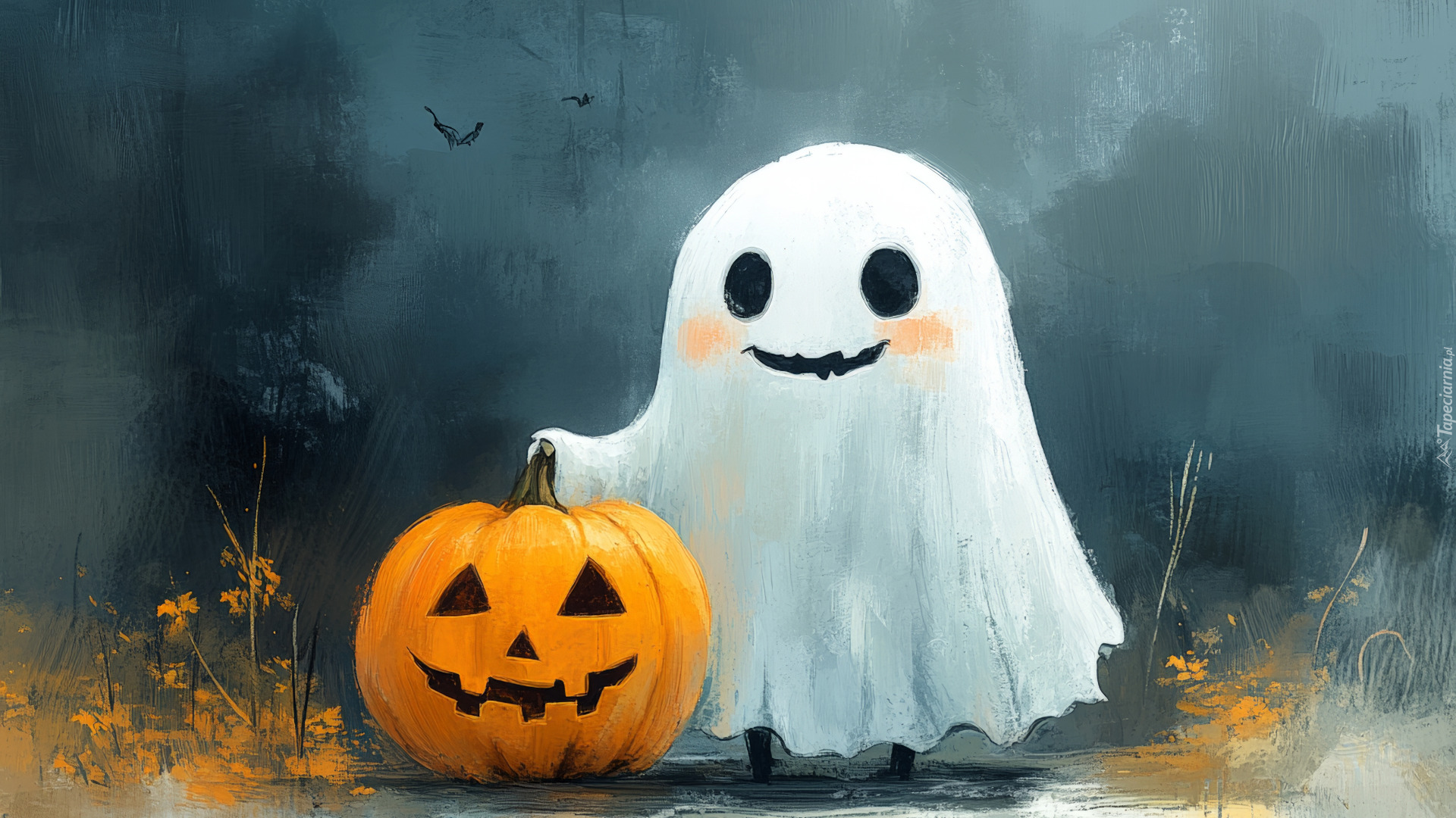 Halloween, Duszek, Dynia