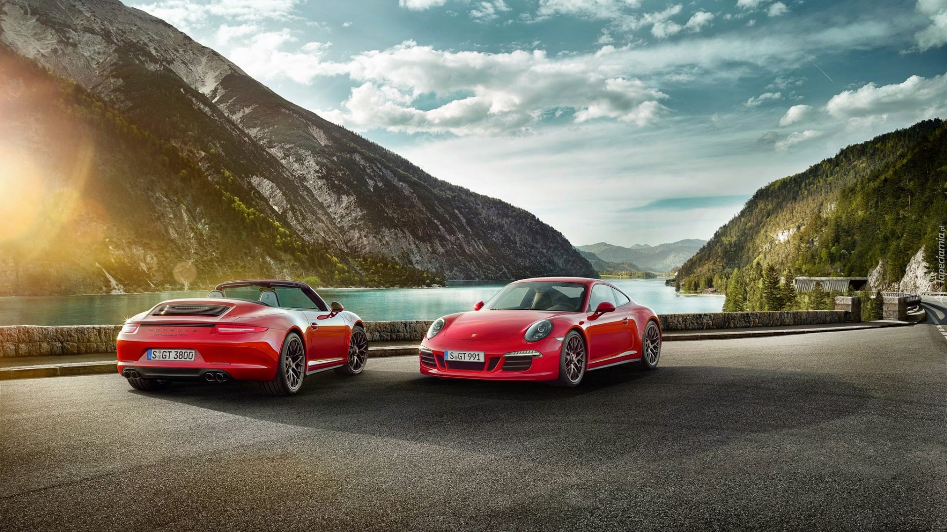 Dwa, Czerwone, Porsche 911 Carrera
