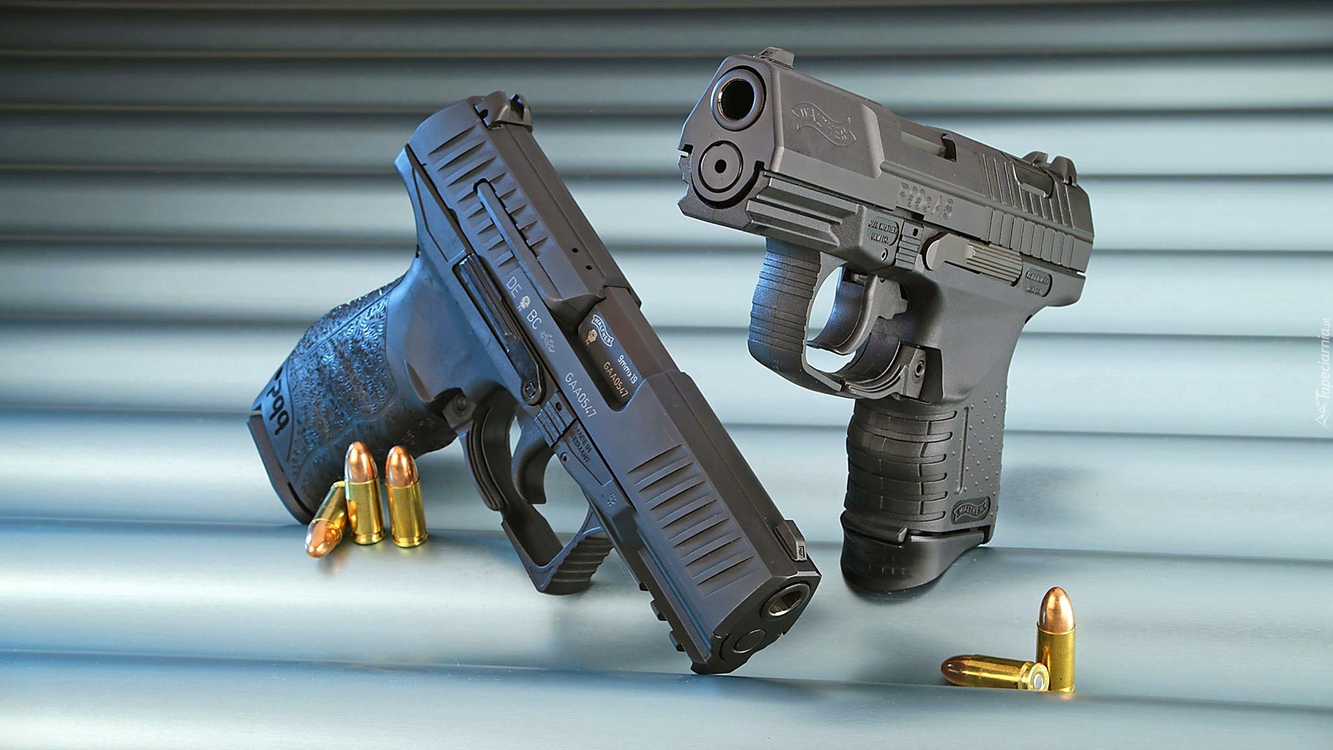 Dwa, Pistolety, Naboje, Walther-P99