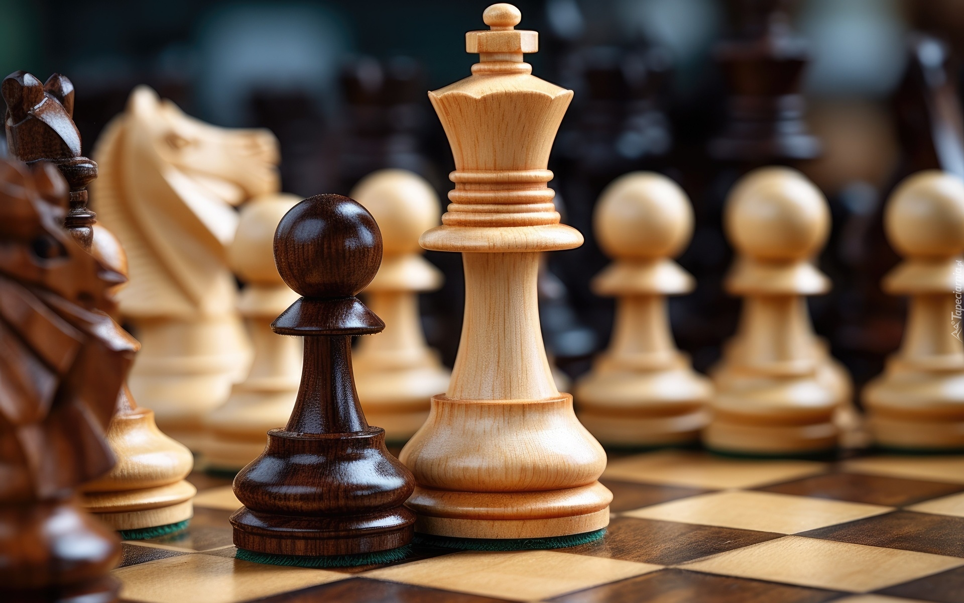 Szachy, Szachownica, Grafika AI