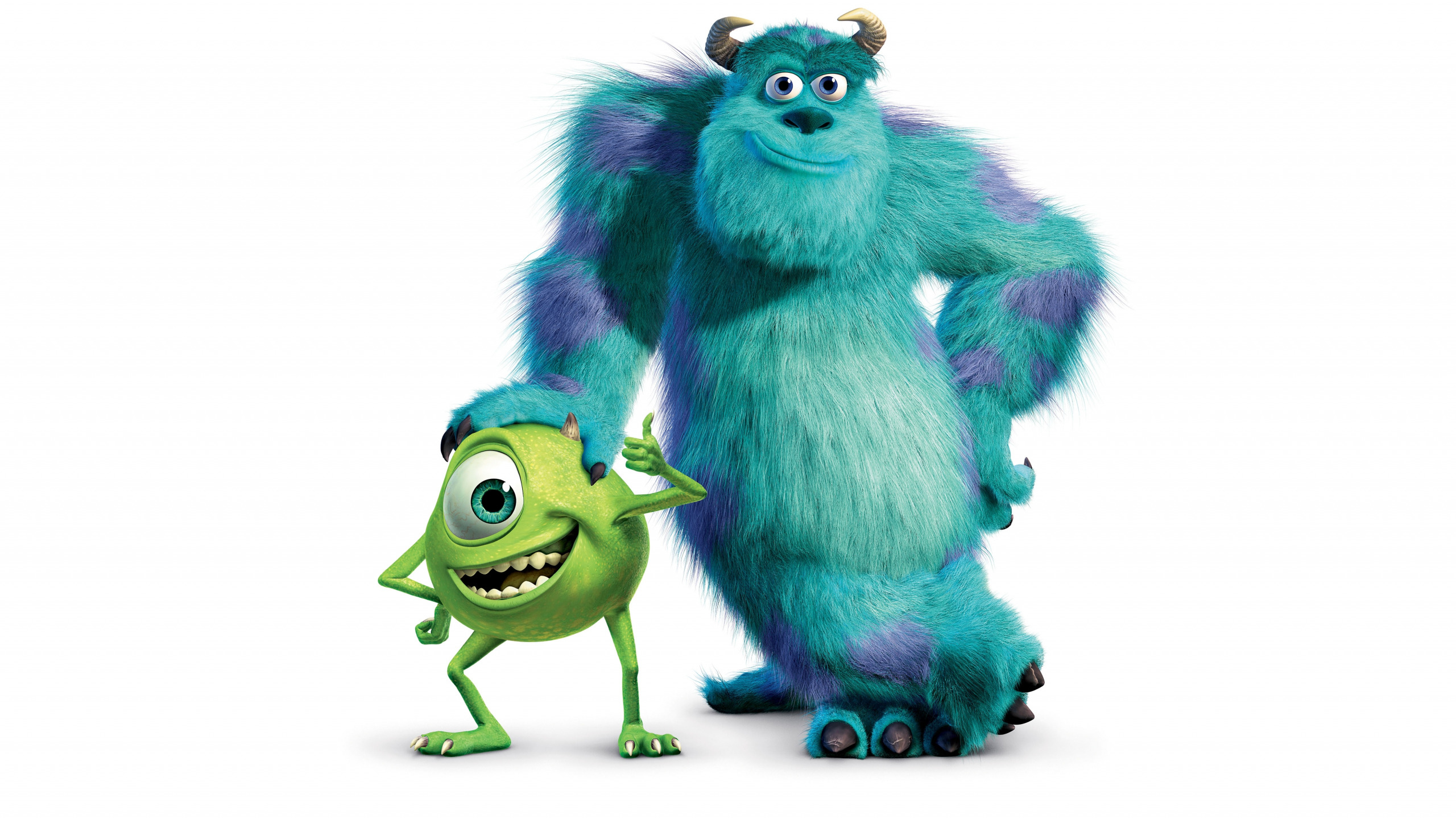 Film, Animowany, Potwory i Spółka, Monsters Inc, Postacie, Mike Wazowski, James P. Sullivan