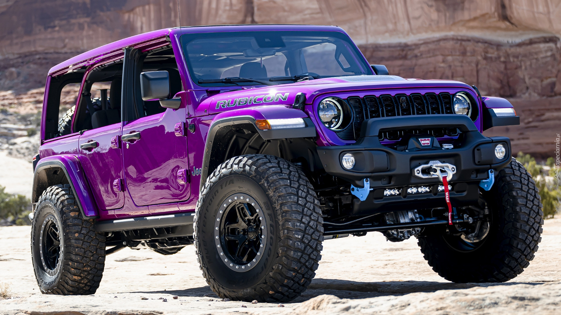 Jeep Wrangler Rubicon, Fioletowy