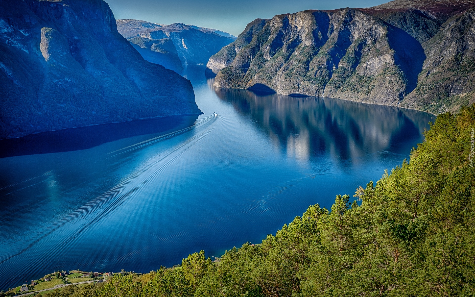 Norwegia, Góry, Fiord, Sognefjorden