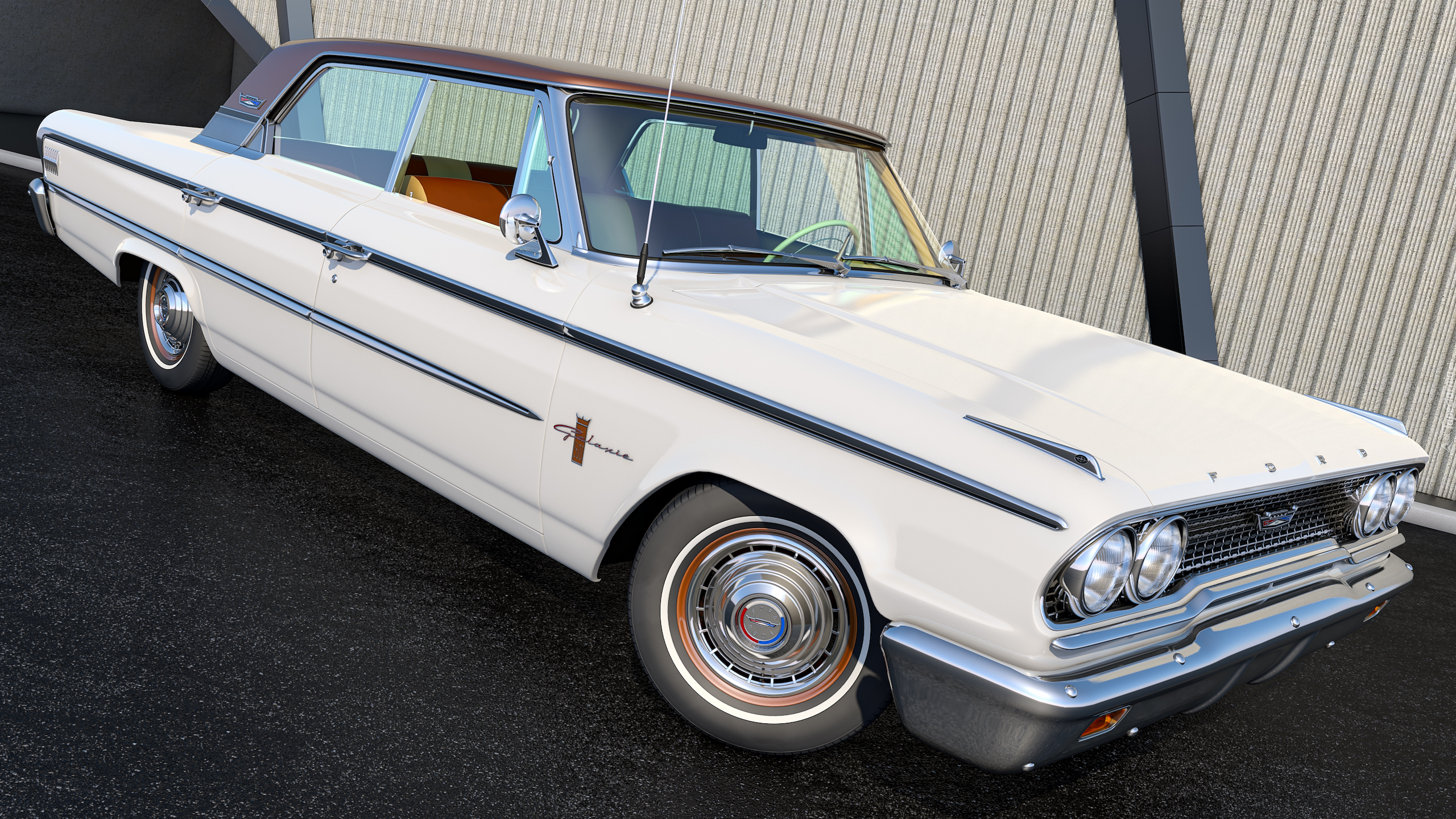 Zabytkowy, Ford Galaxie 500, 1963