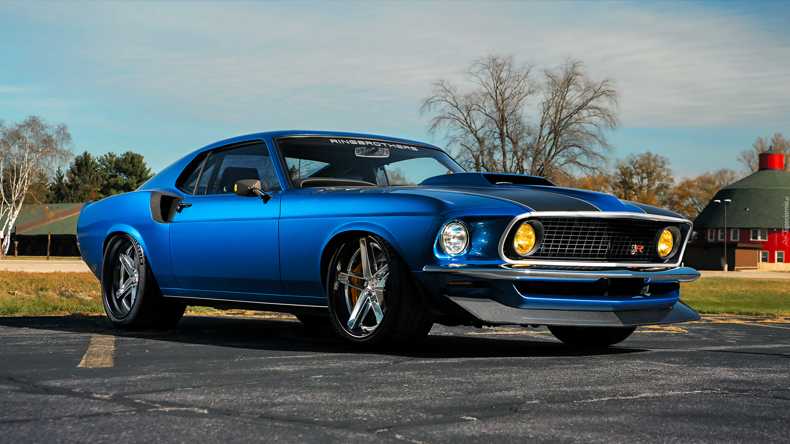 Ford Mustang Mach 1, Patriarc Ringbrothers, Niebieski, 1969