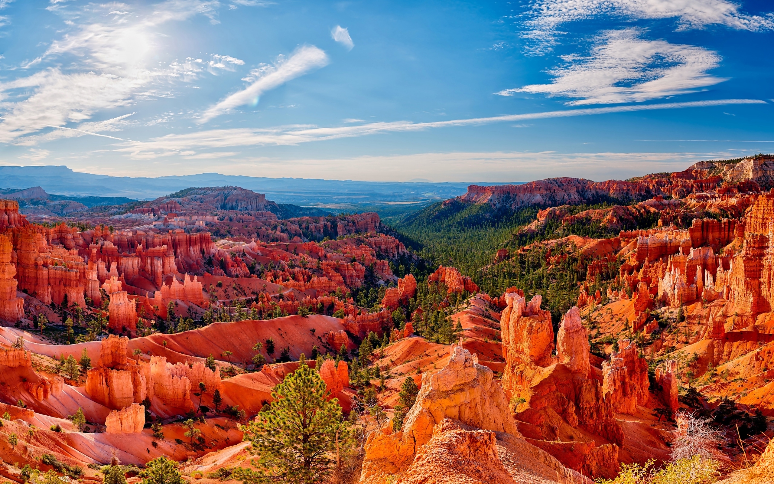 Park Narodowy Bryce Canyon, Stan Utah, Stany Zjednoczone, Skały, Kanion