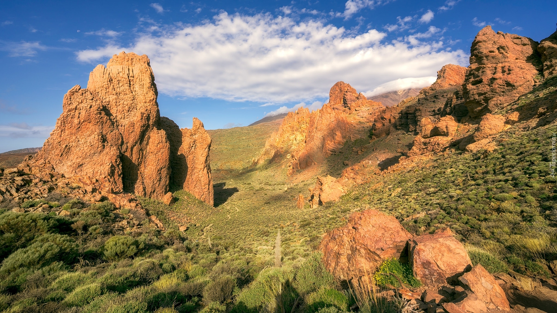 Hiszpania, Wyspy Kanaryjskie, Teneryfa, Skały, Park Narodowy Teide