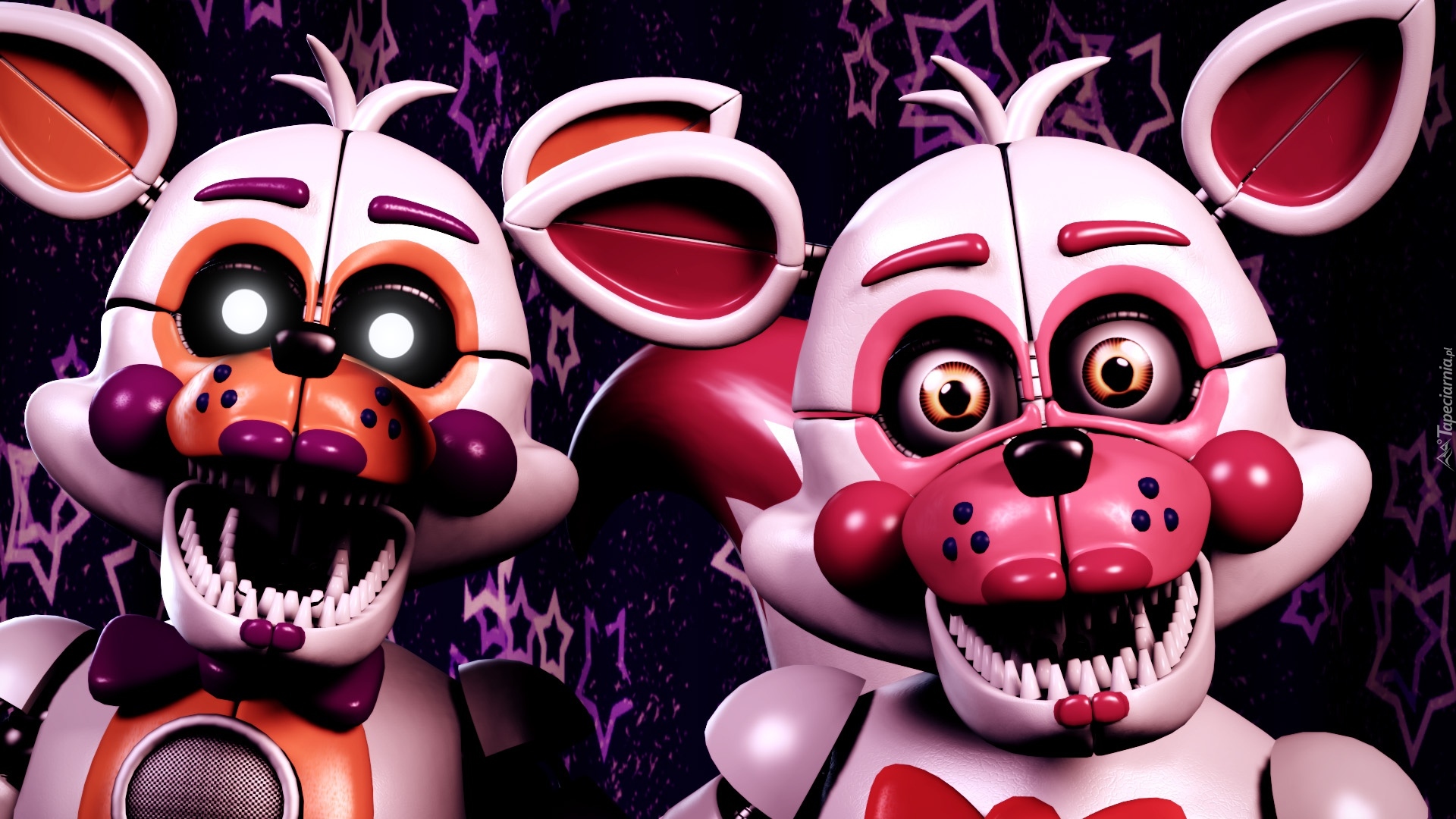 Gra, Five Nights at Freddys, Funtime Foxy, LolBit