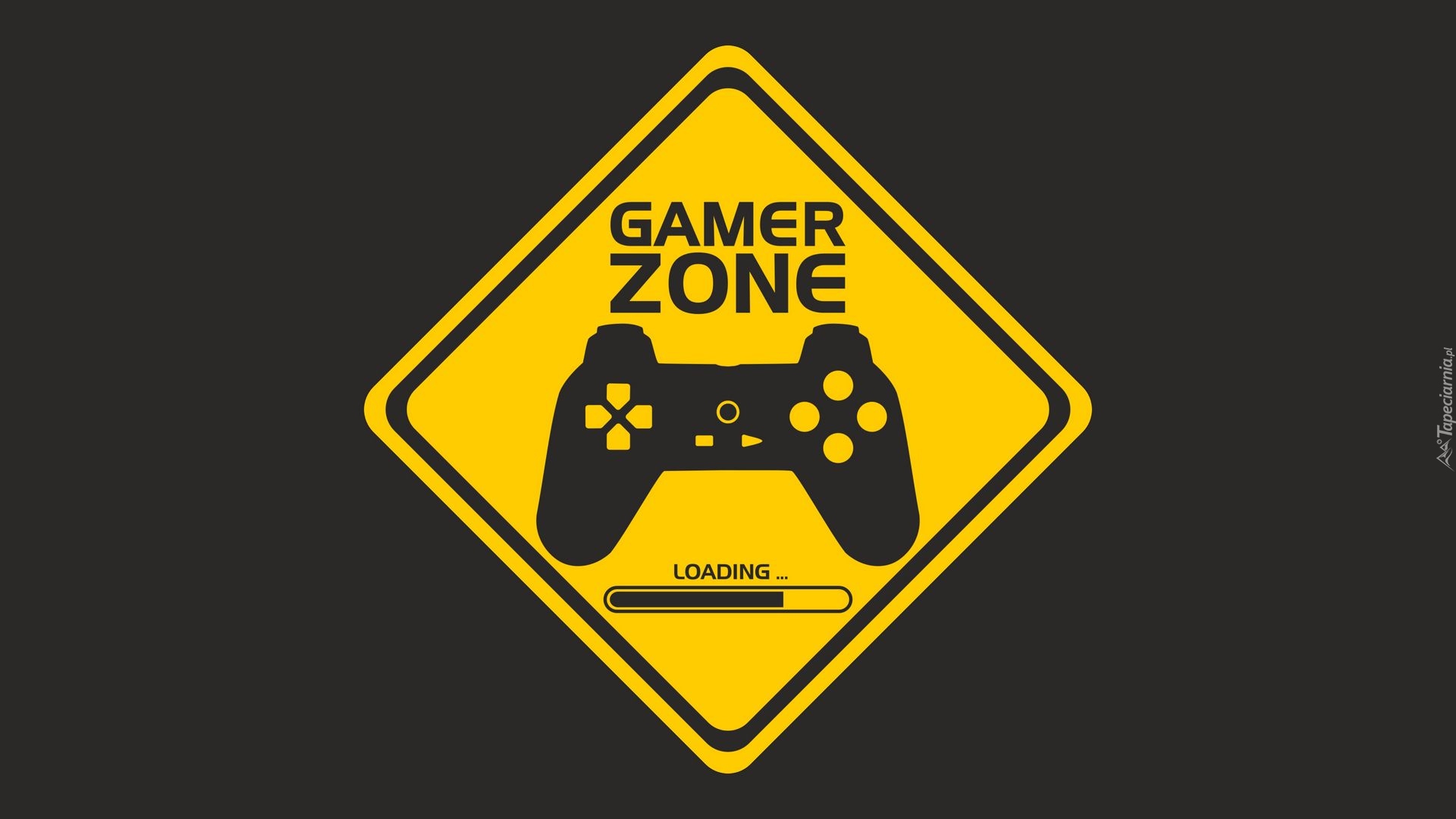 Napis, Gamer zone, 2D