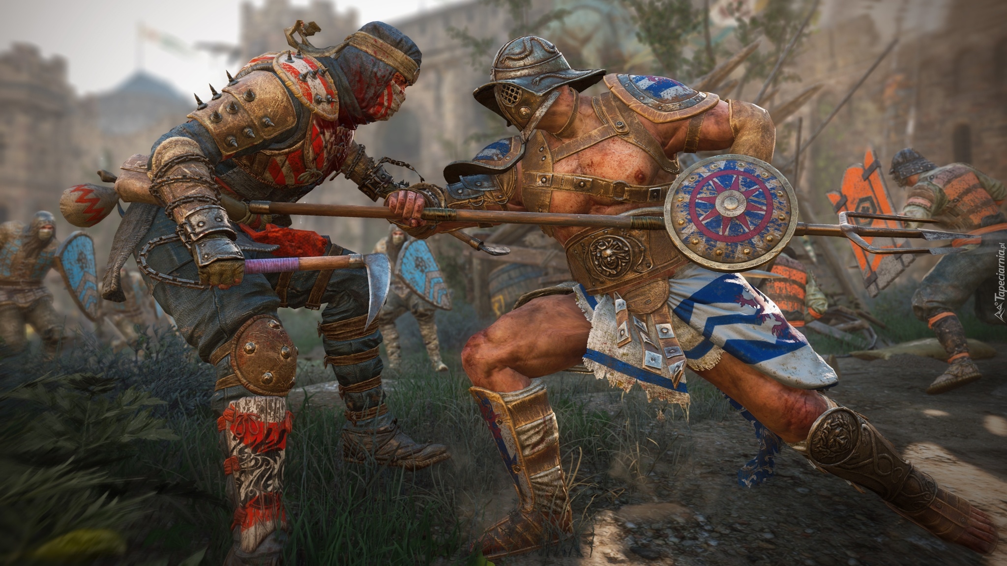 For Honor, Samuraj Shinobi, Gladiator, Walka