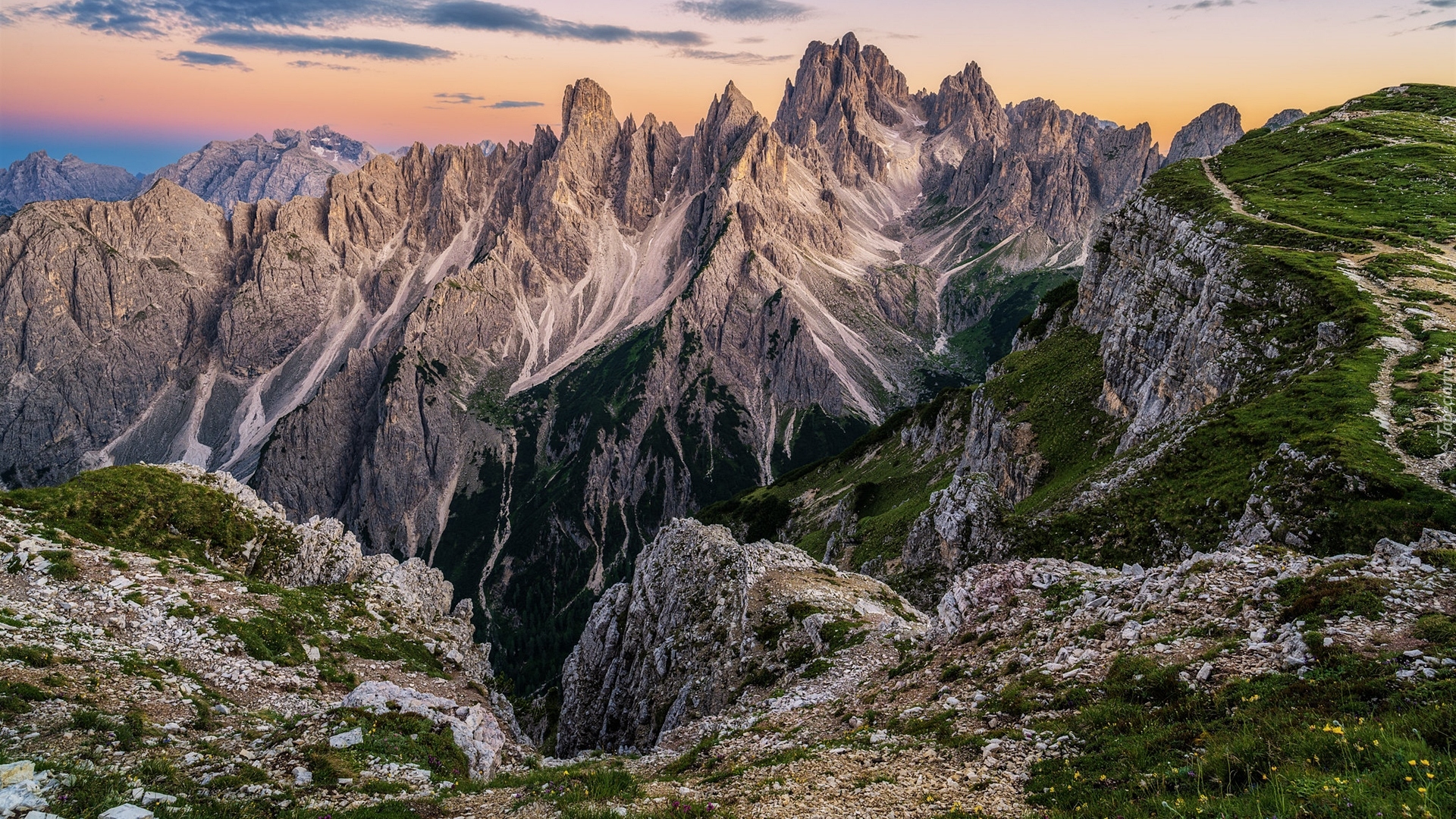 Góry, Dolomity, Cadini di Misurina, Włochy