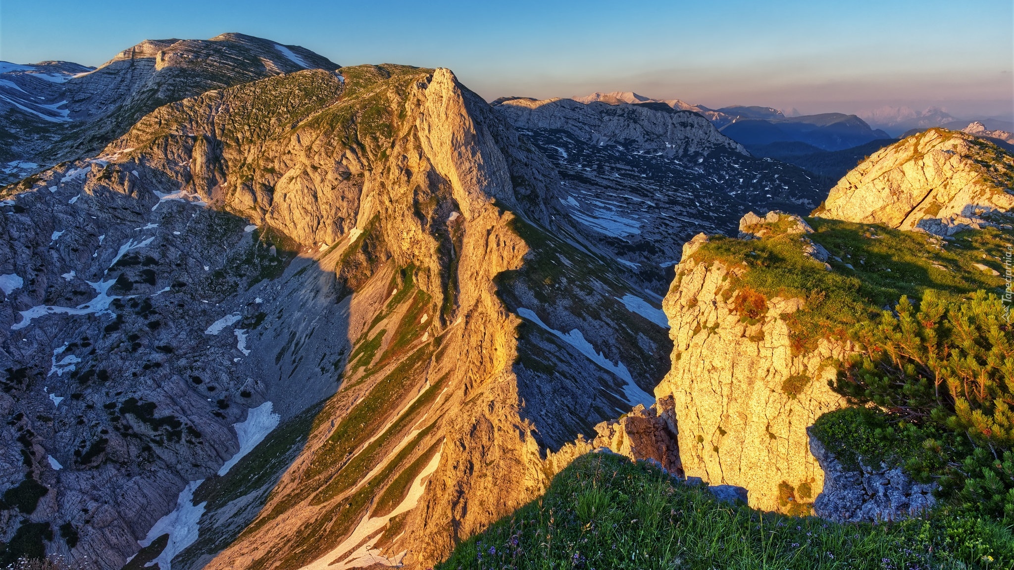 Góry, Alpy Wapienne, Totes Gebirge, Iglaki, Austria