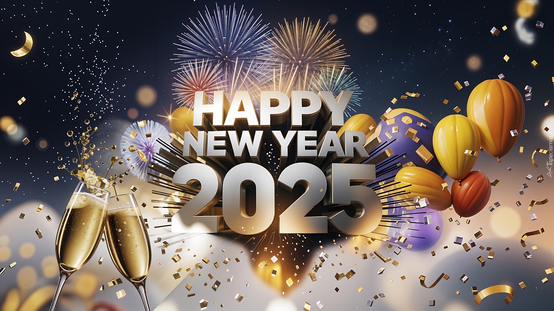 Nowy Rok, 2025, Grafika