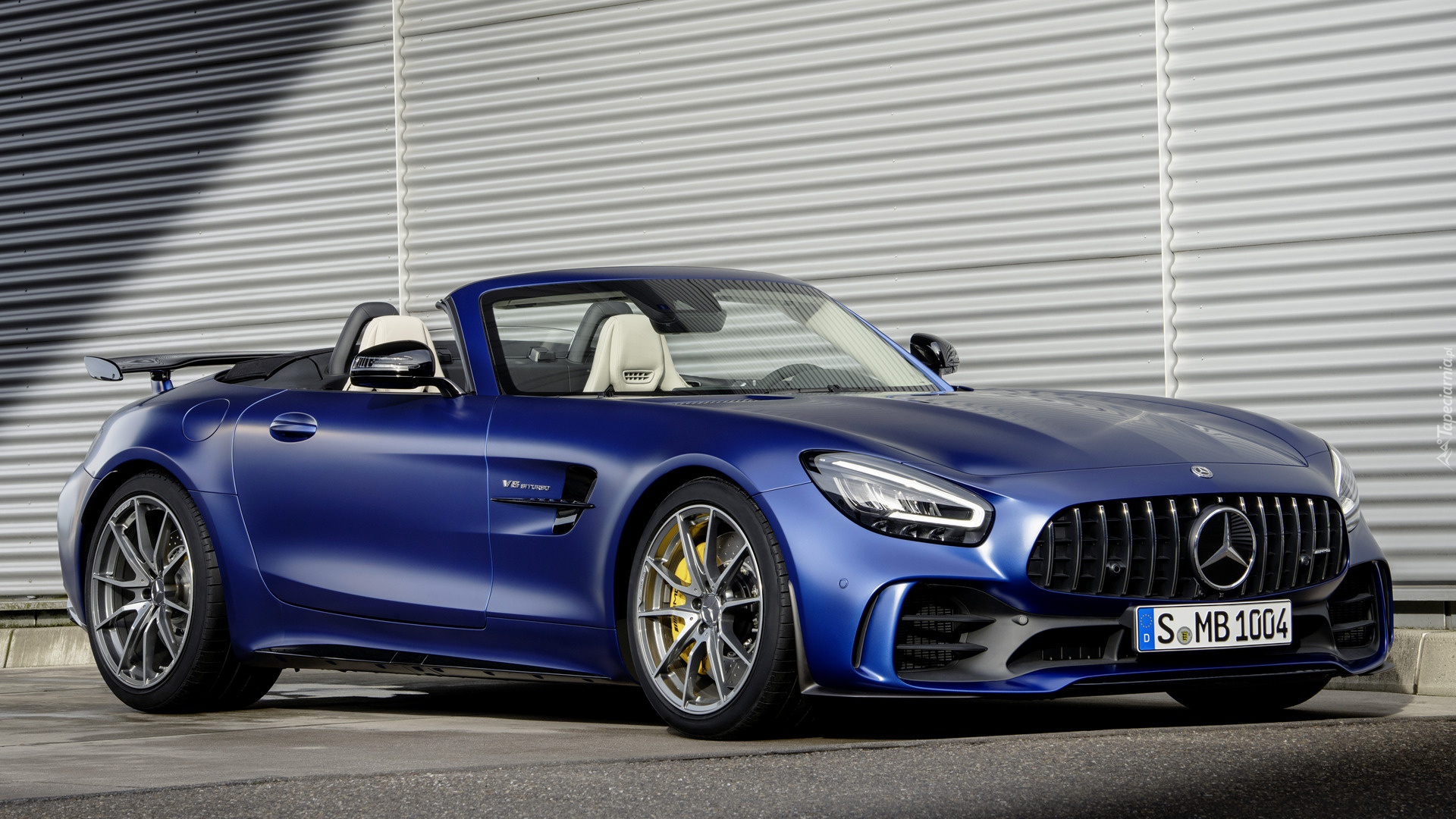 Granatowy, Mercedes-AMG GT R, Cabrio